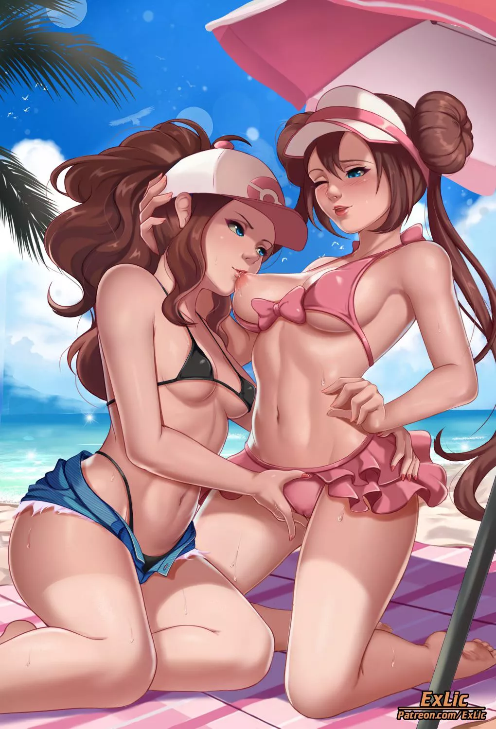 Rosa x Hilda [Pokémon] posted by Natsu_1000