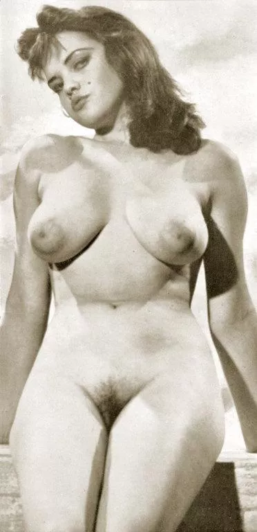 Rosina Revelle rare unretouched/ bush late 50s posted by archielotsofnumbers