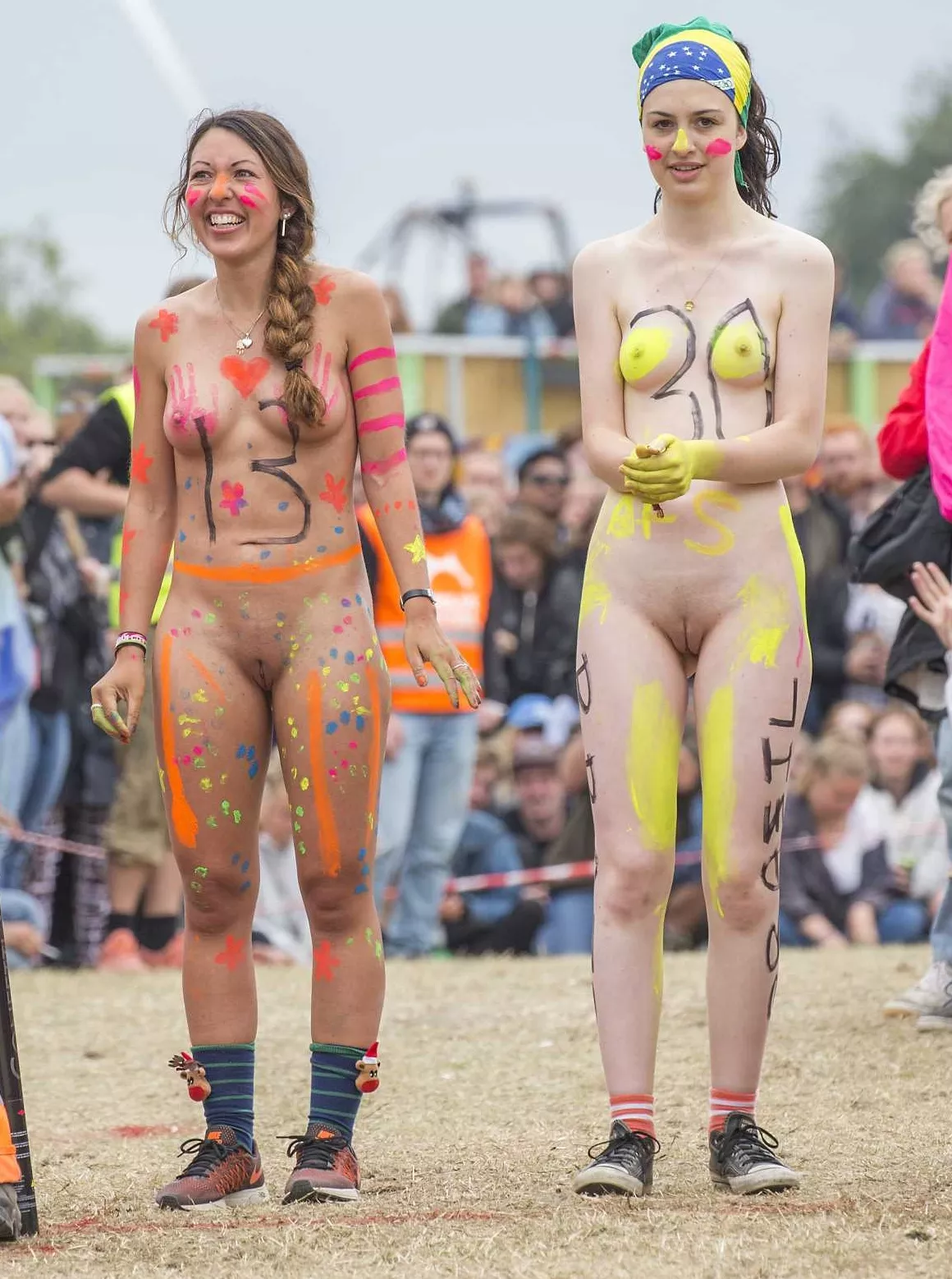 Roskilde Festival nude run babes posted by redditphotosonly