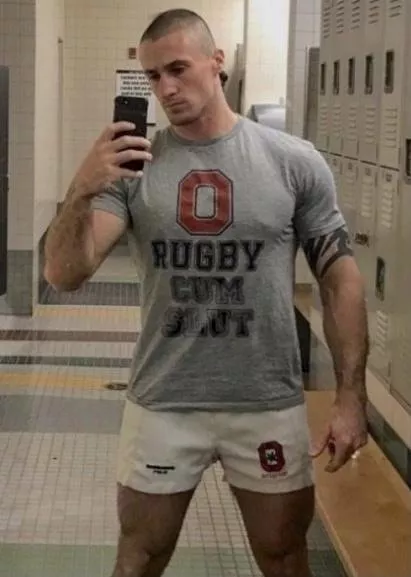 “Rugby Cum slut in locker room” … posted by neilfromsydney2003