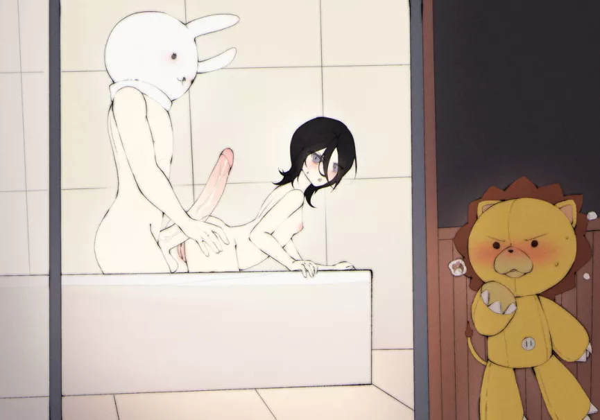 Rukia gets a visit in the tub (Kuinmelen) posted by Mysterious-Craft-476