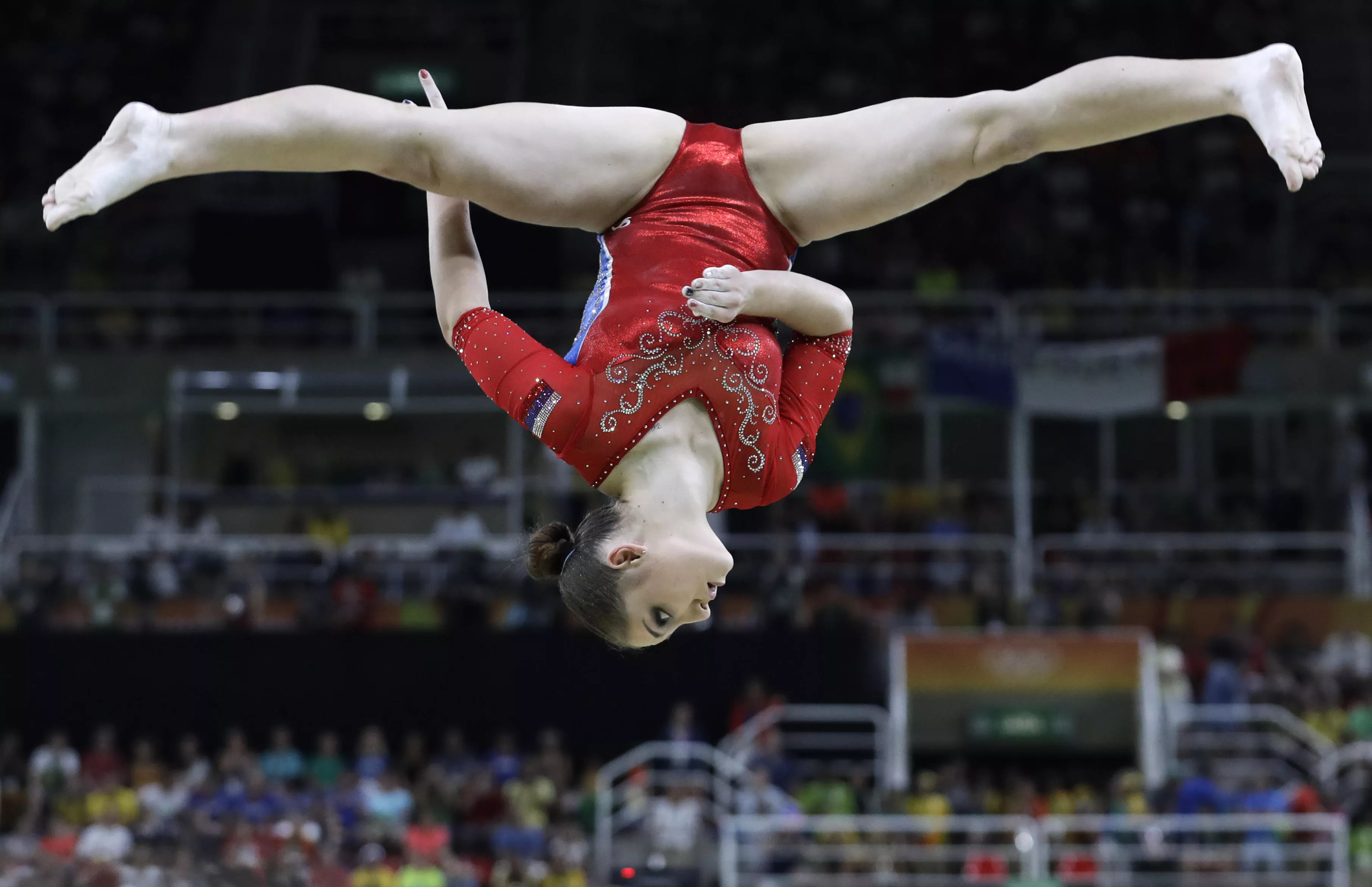 Russian Artistic Gymnast Aliya Mustafina Doing The Splits Nudes