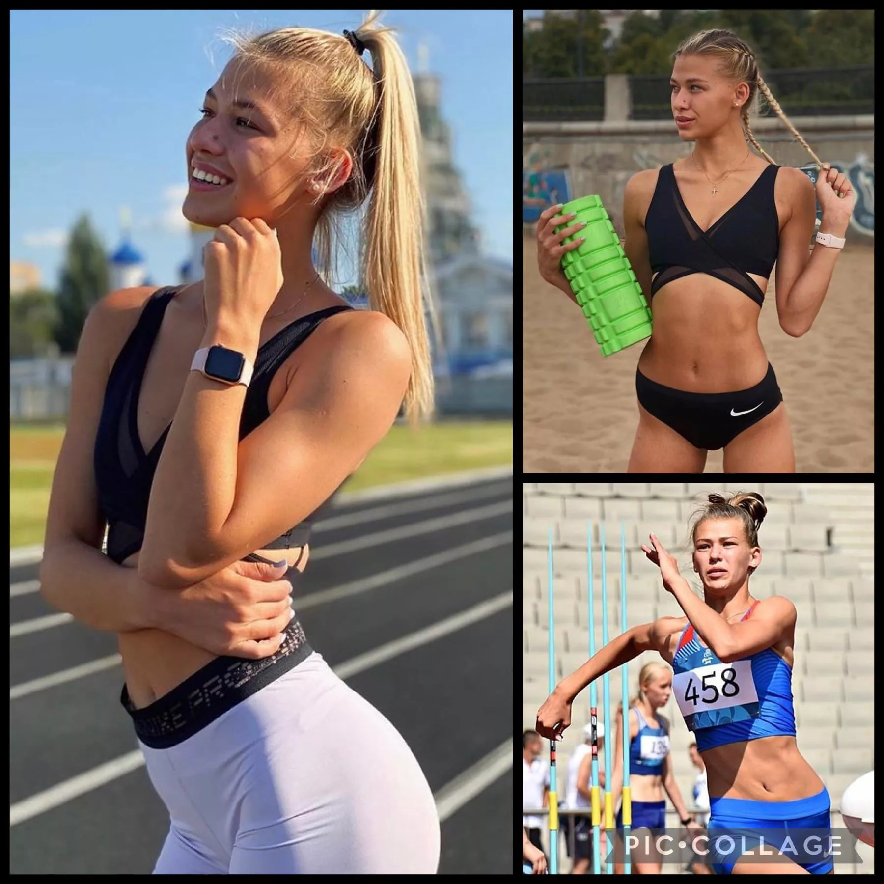 Russian High Jumper Adelina Khalikova posted by ModernHagiography