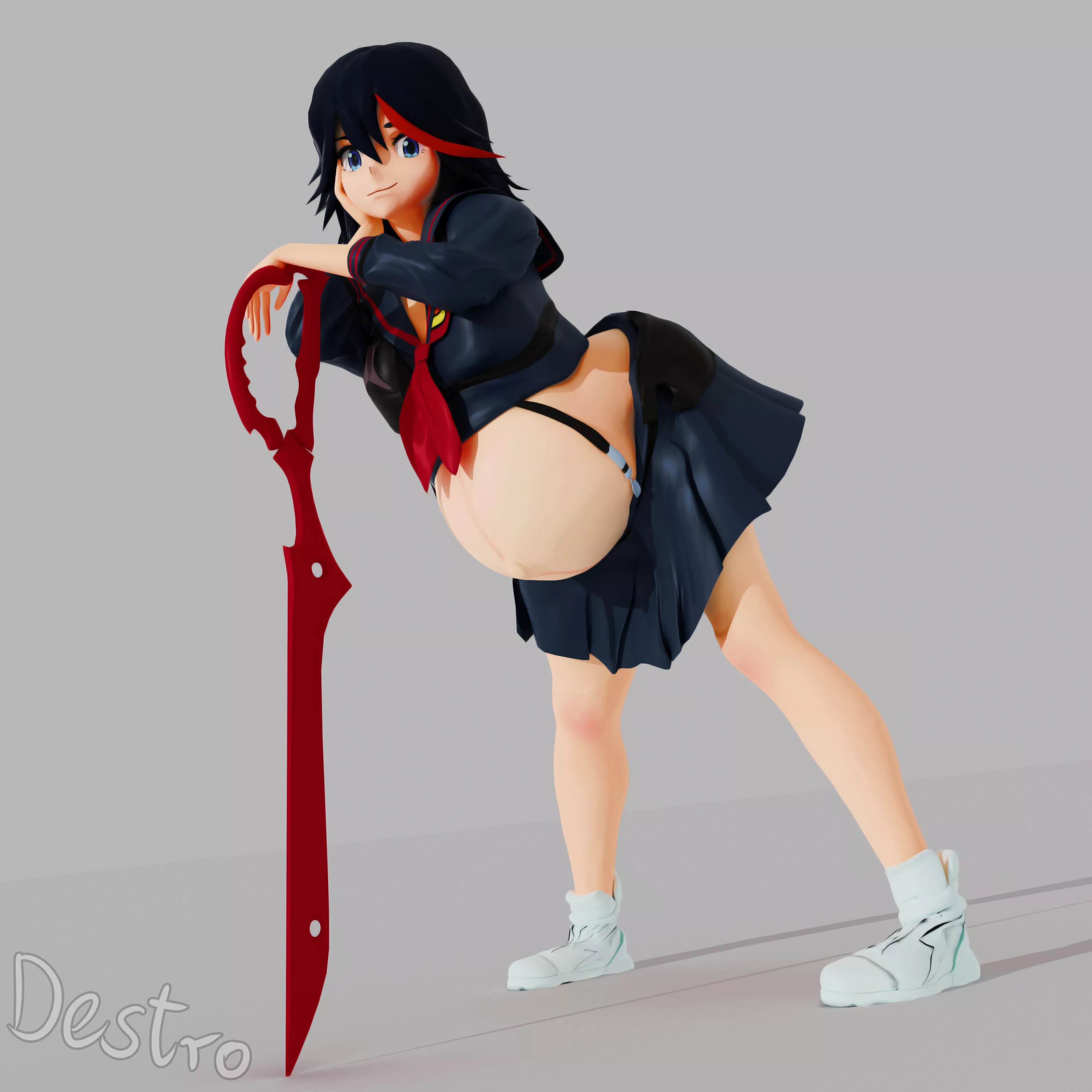 Ryuko's blade posted by hdddestroyer