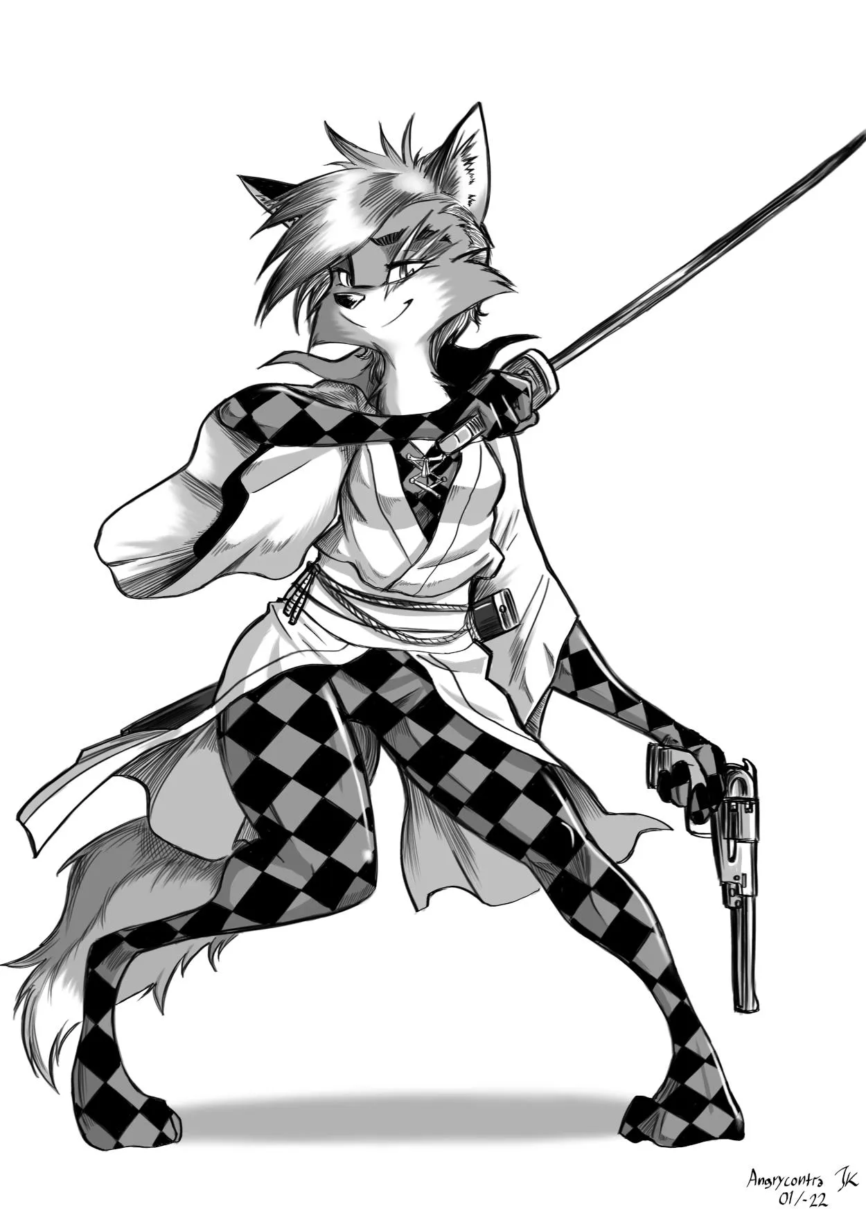 Sachiko the Lucky Fox (Art and character by me) posted by Angrycontra