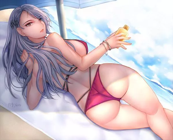 Sae at the Beach posted by funkierkong