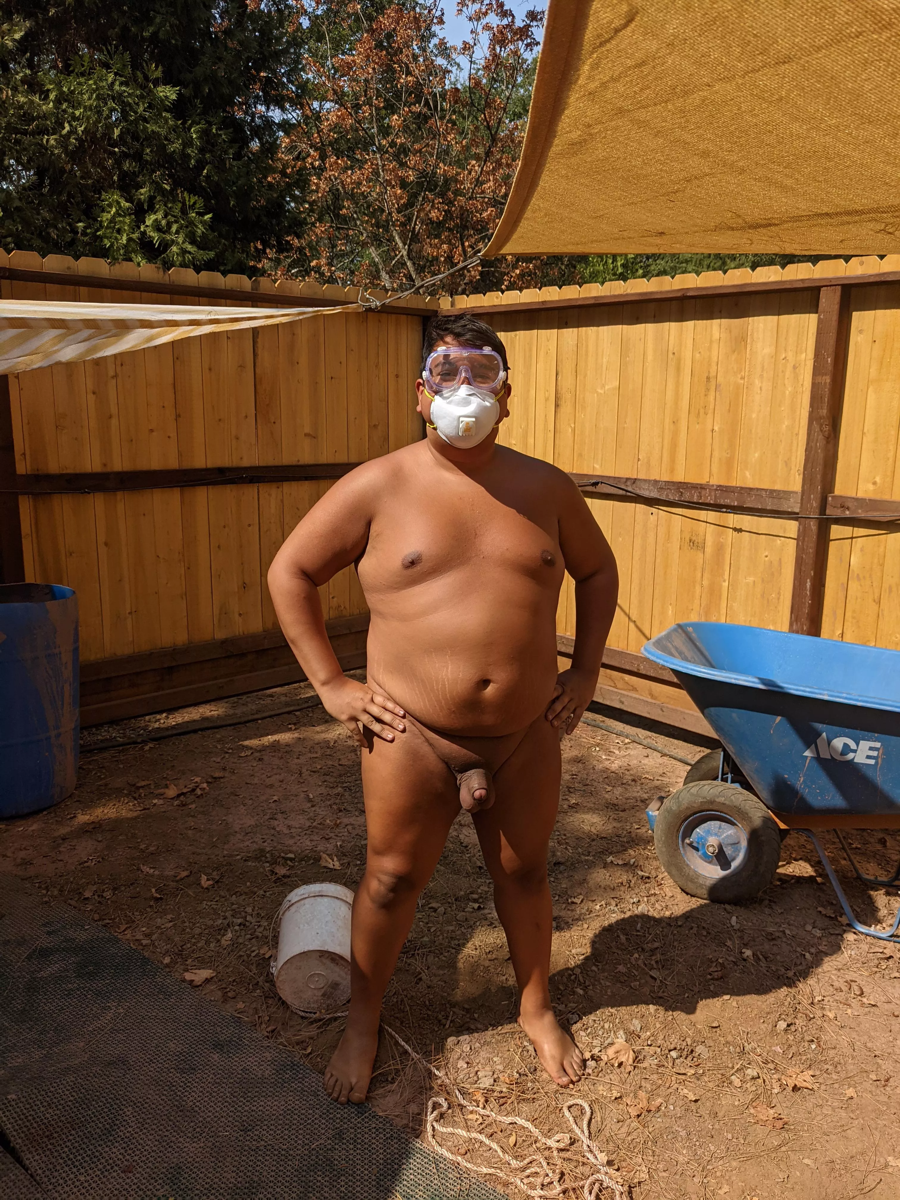 safety requirements didn't ask for clothes posted by chubby_nudist