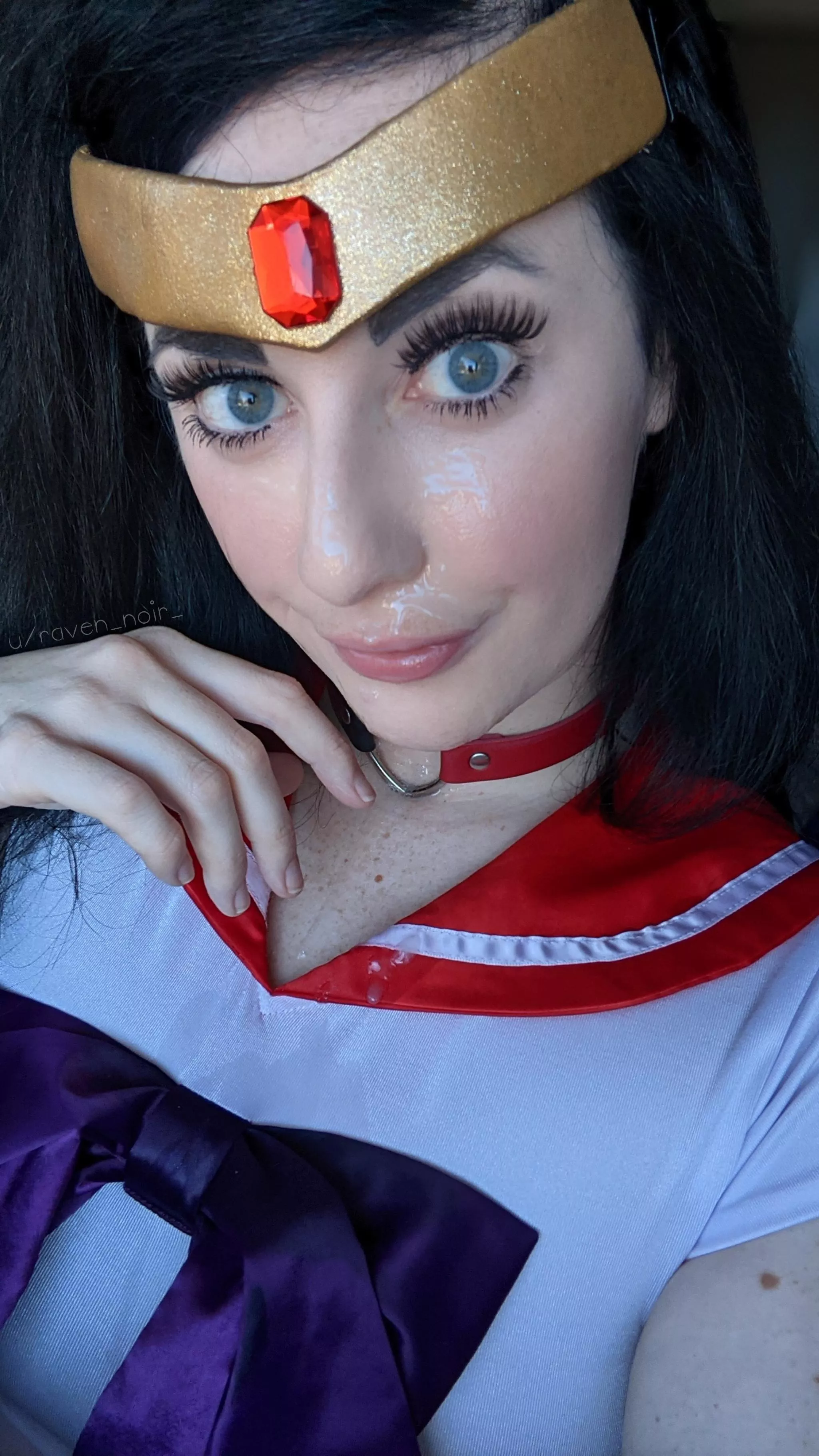 Sailor Mars gets a facial by Raven Noir posted by raven_noir_