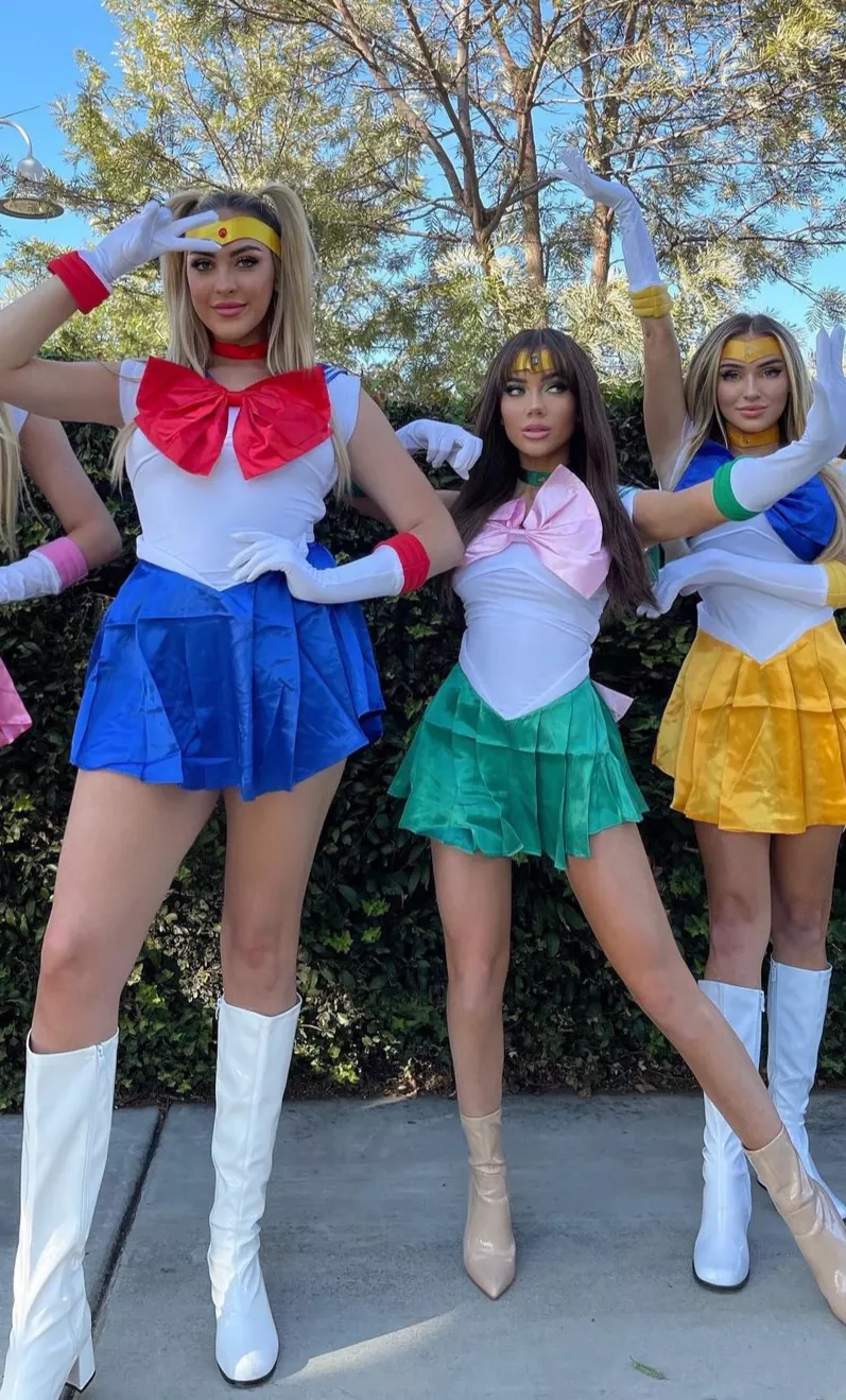 Sailor Moon and friends posted by nnuuttyy