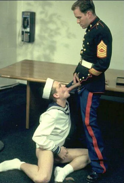 “Sailor sucks Marine cock” ... posted by neilfromsydney2003