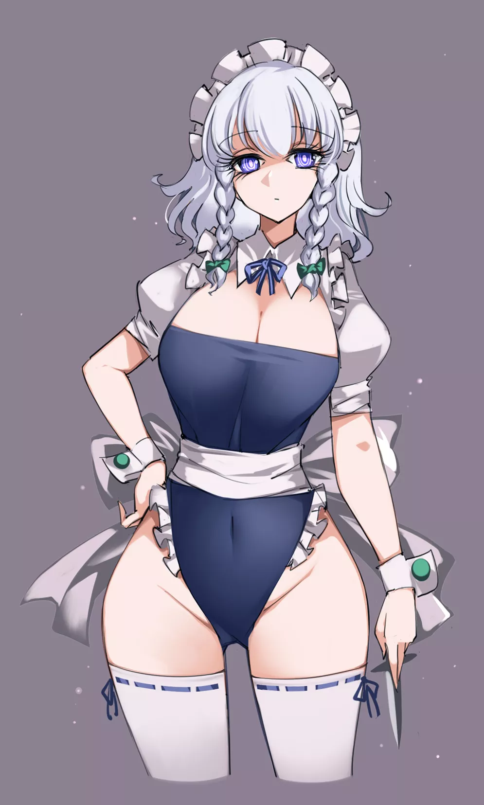 Sakuya Leotard Maid (Raptor7) [Touhou] posted by sequence_string