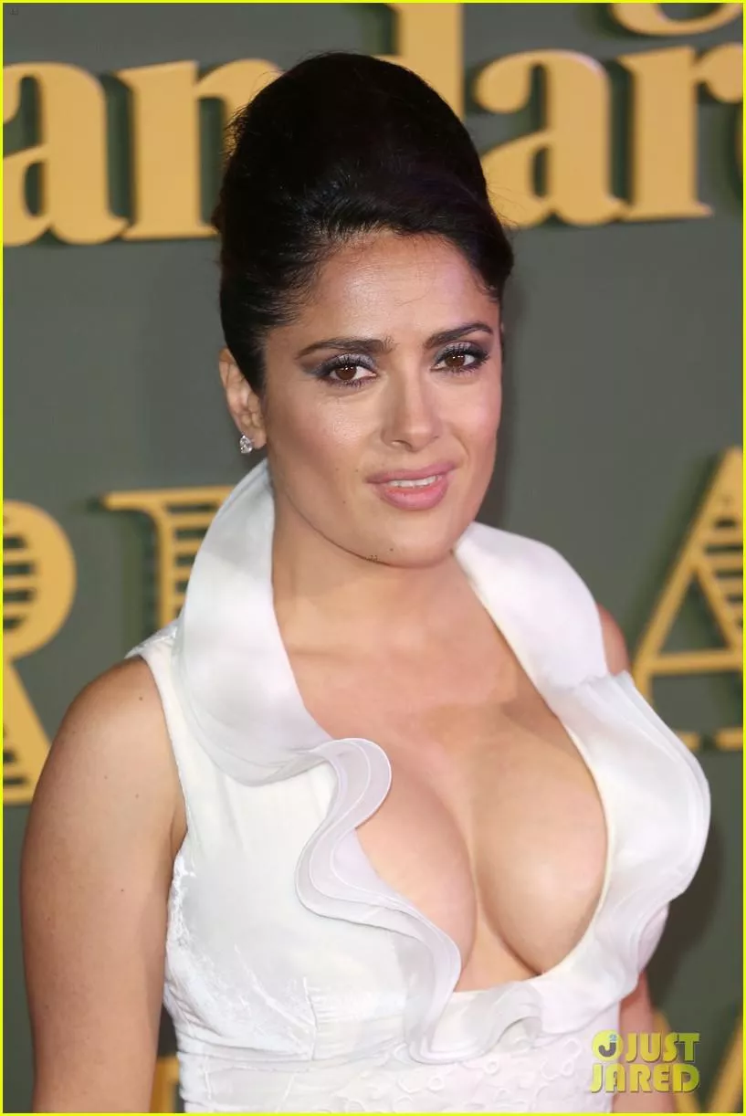 Salma Hayek giving a glorious view. posted by FormerFruit