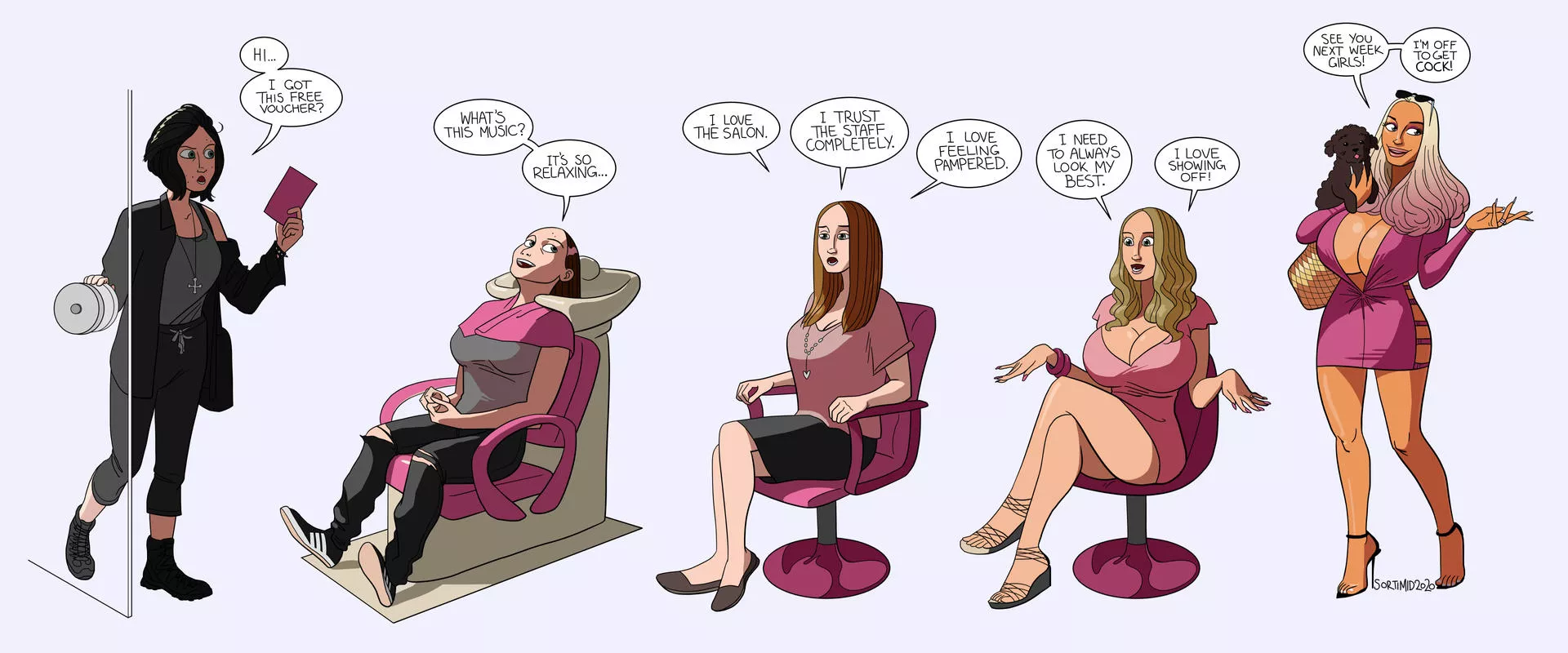 Salon Bimbofication by Sortimid posted by JudithNeff