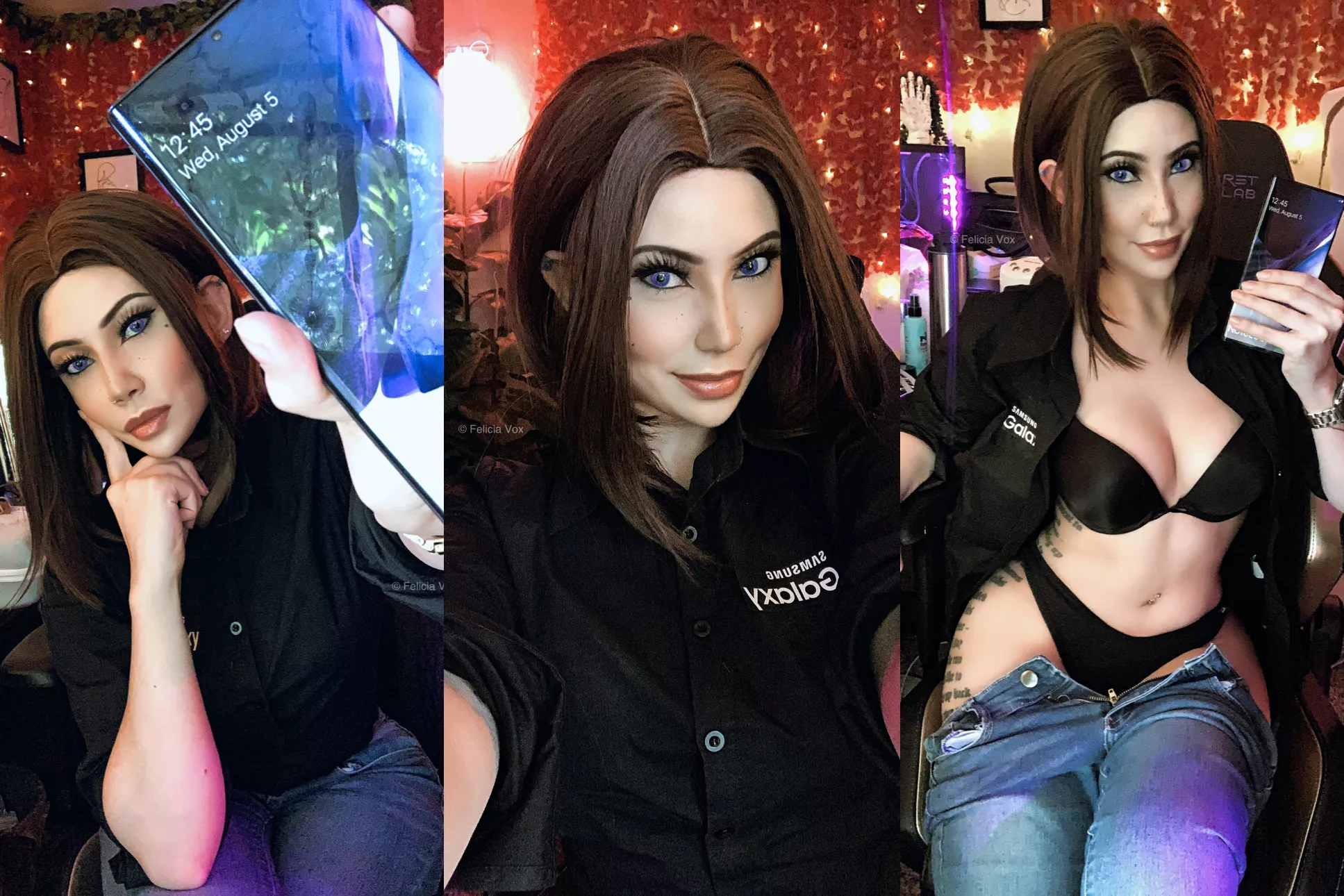 Samsung virtual assistant Sam cosplay [self] posted by FeliciaVox