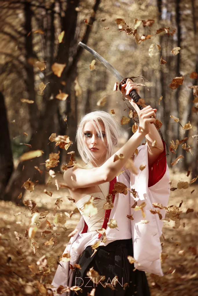 Samurai Ciri cosplay photoshoot by Dzikan (witcher/original) posted by MaoDzikan