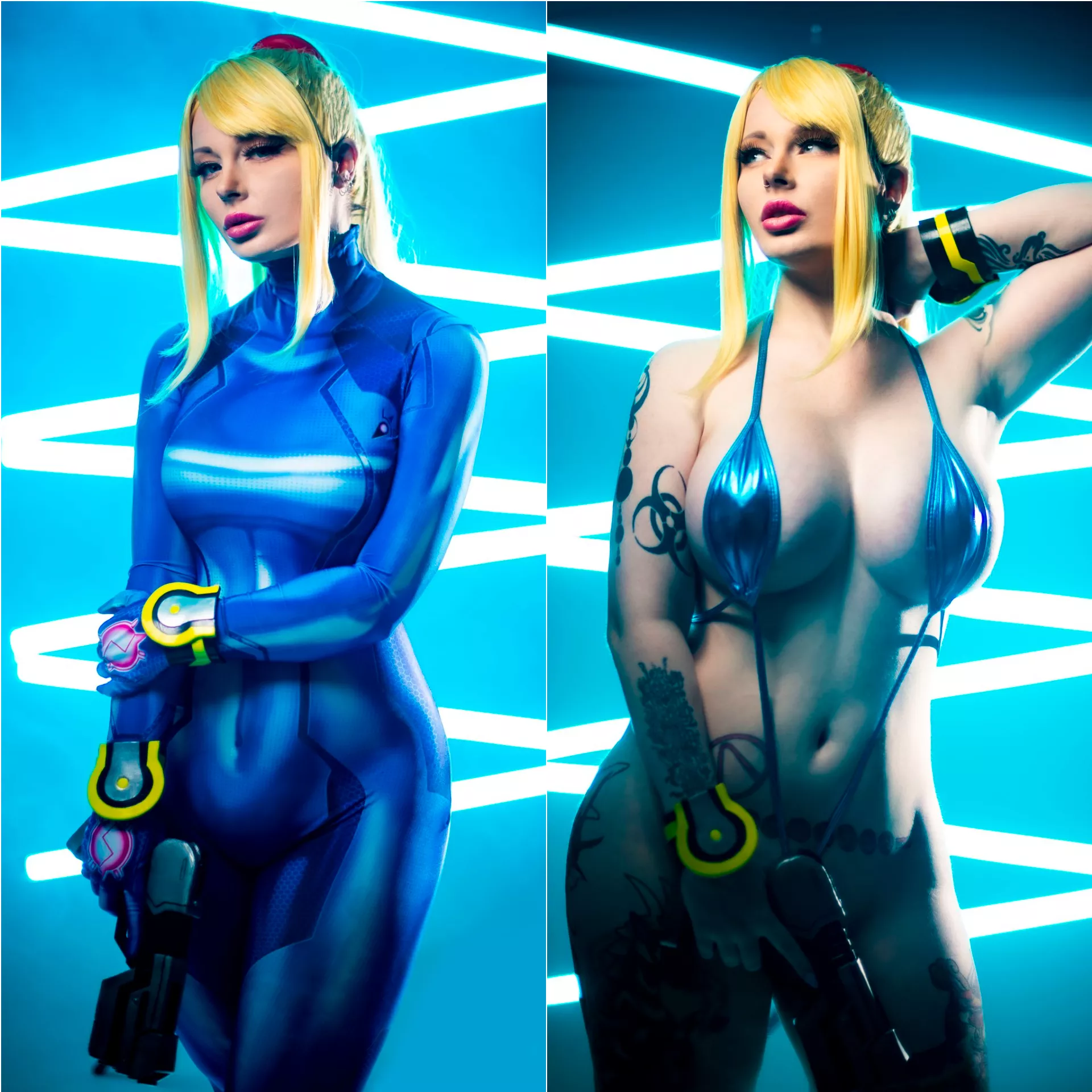 Samus On/Off by Jessica Luna posted by [deleted]