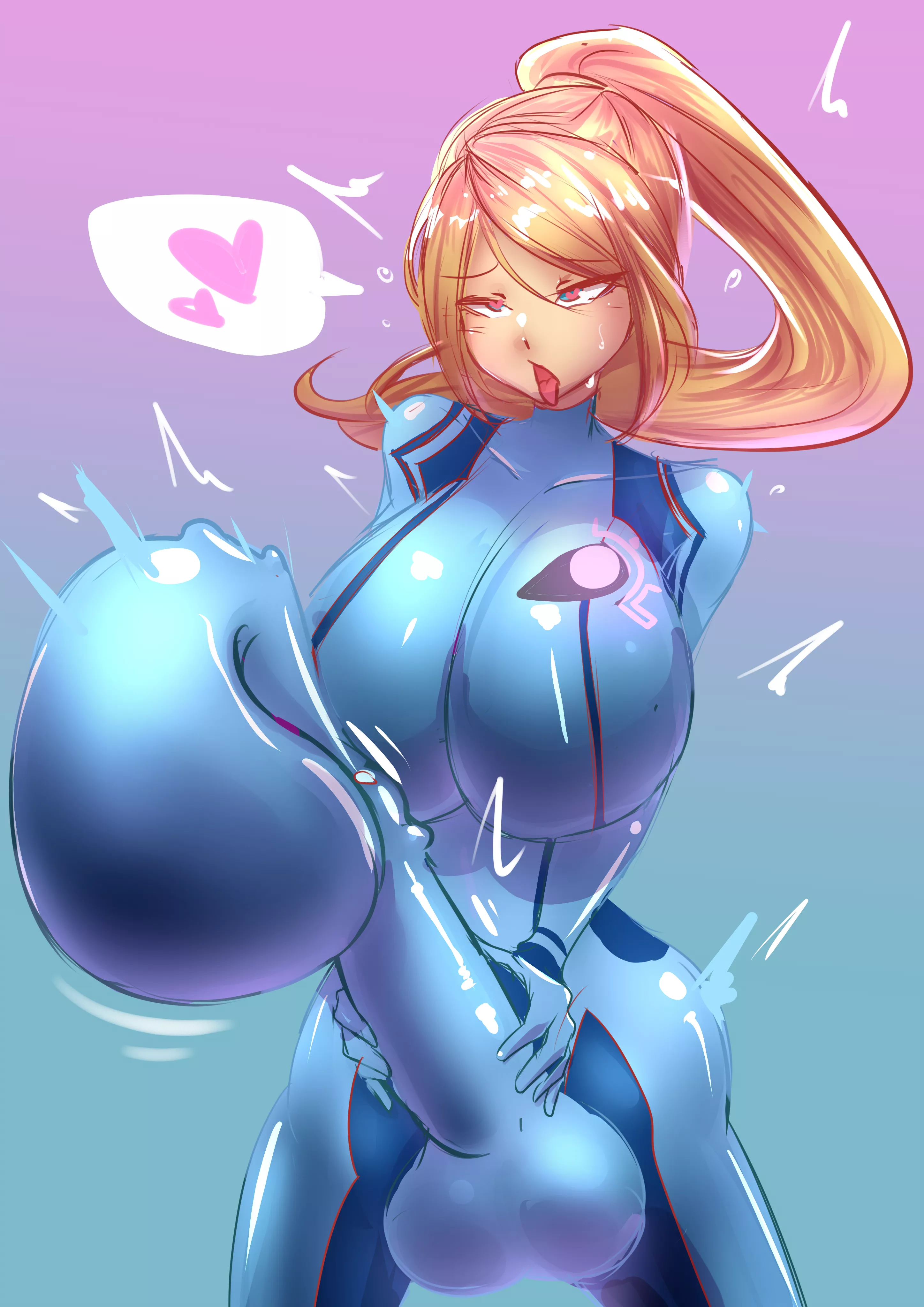 Samus's suit might be a little too tight posted by badbop2