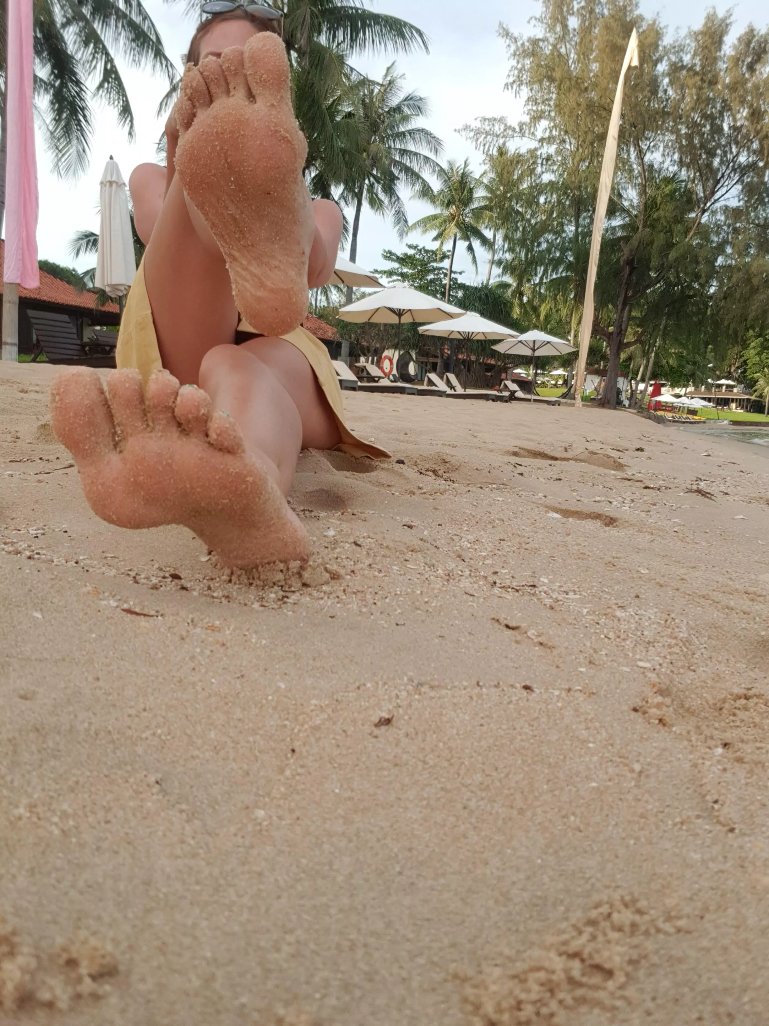 Sand between my toes posted by KatCatKitKat