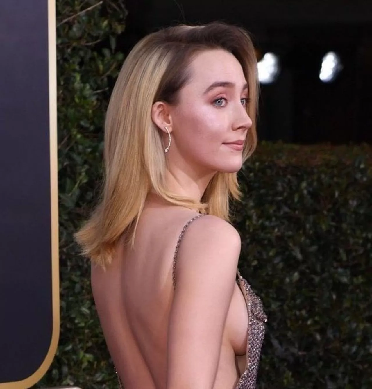 Saoirse Ronan side boob posted by CelebBBCAddict