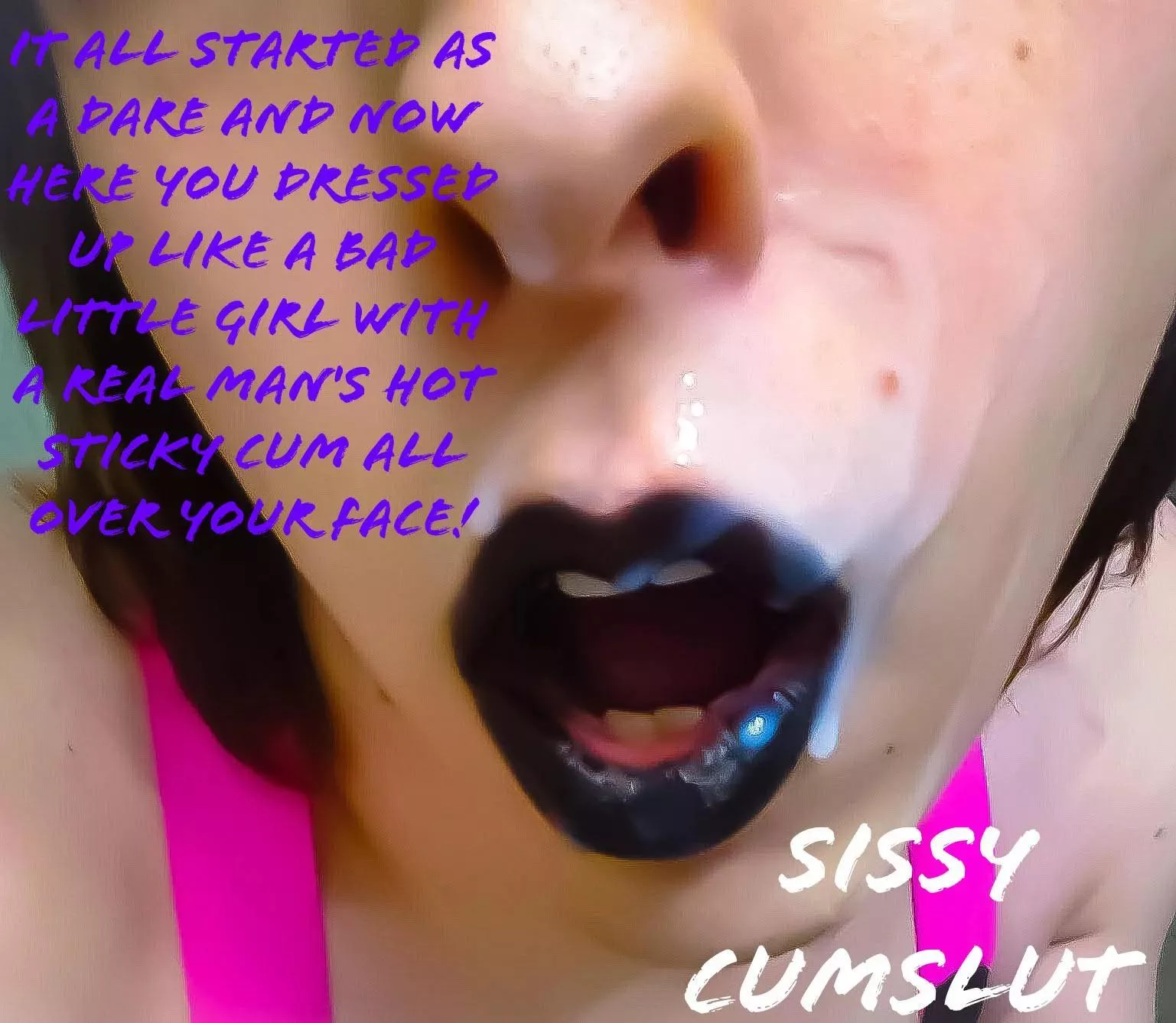 Savor my cum Sissy posted by sadisticdomsir