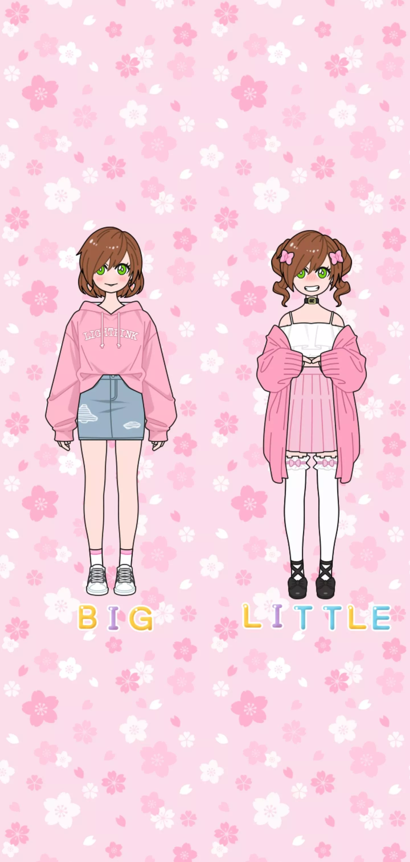 Saw everyone doing this and it was really cute! Big vs little me! posted by Rose_Bud2805