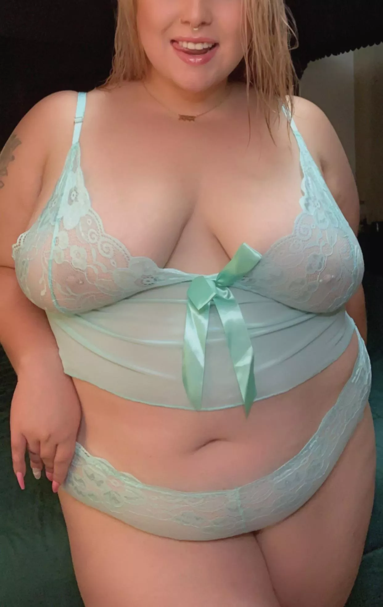 Say hi if you like pierced BBWs posted by CarolinaReaper222