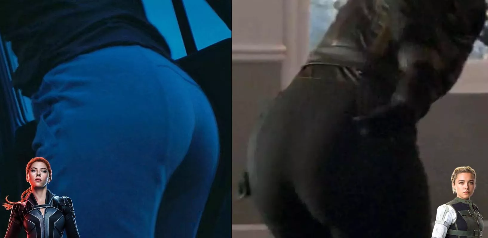 Scarlett Johansson vs Florence Pugh. 🍑 posted by TheLilMaster7