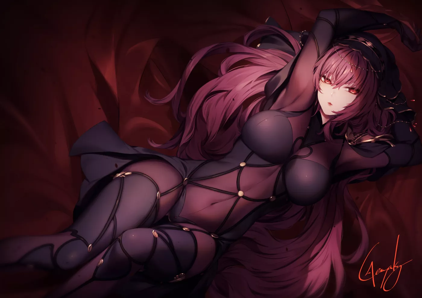 Scathach Lying Down (Genyaky) [Fate] posted by sequence_string