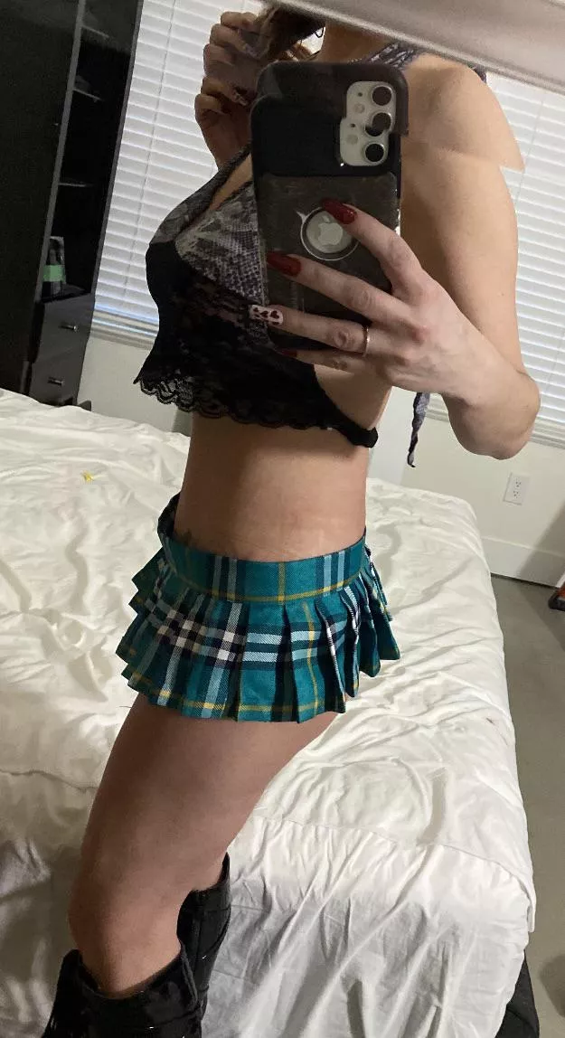 Schoolgirl outfit posted by firewalkwithme01