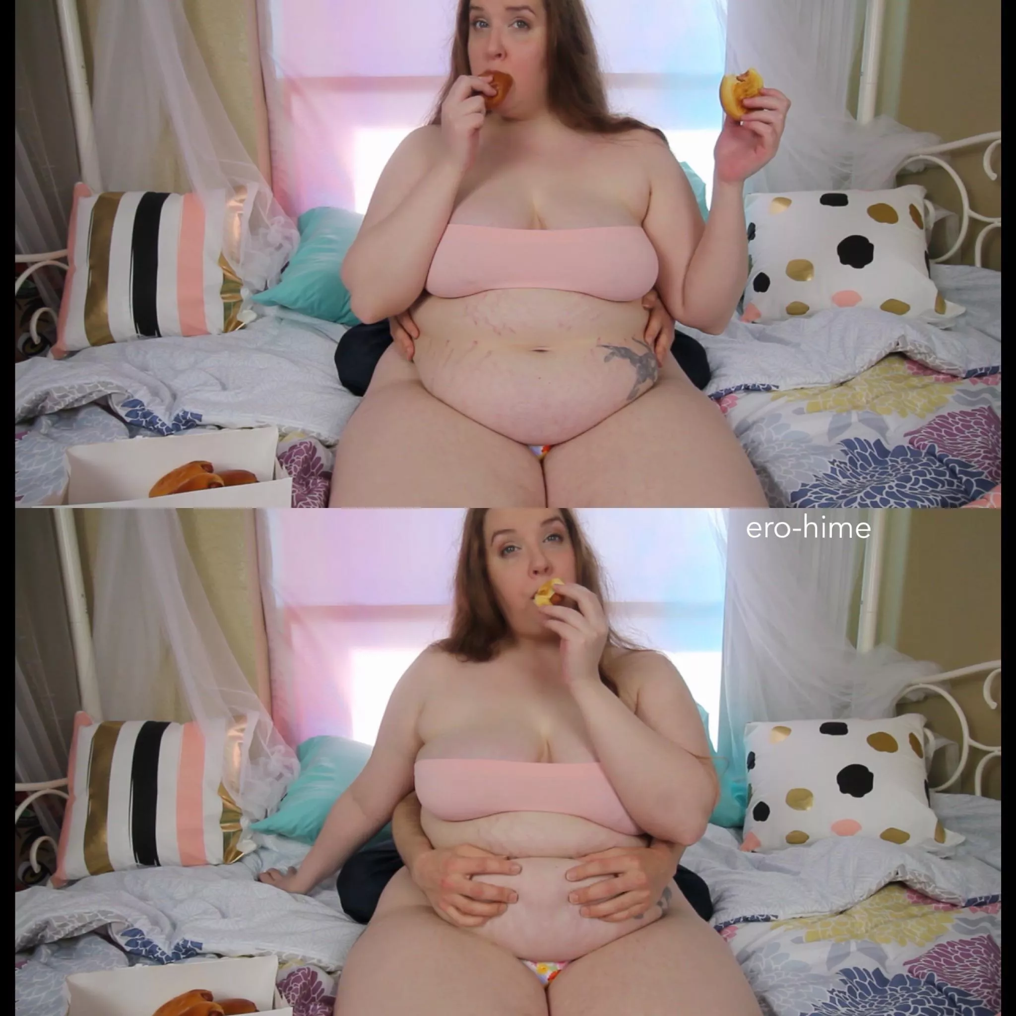 Screenshots from a new vid where I am looking HUGE 🤤 posted by ero-hime