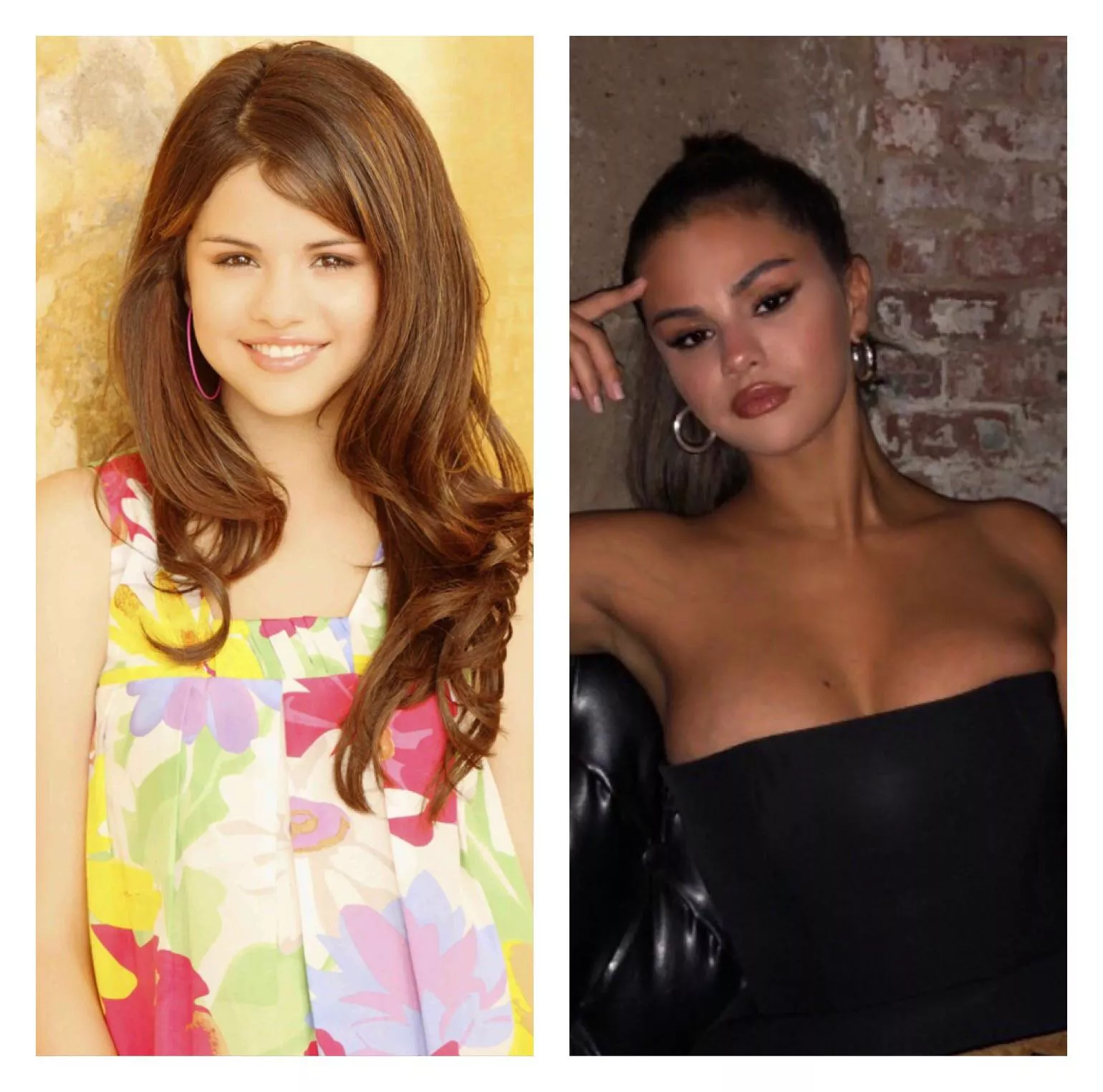 Selena Gomez transformation posted by sunnysoul2021