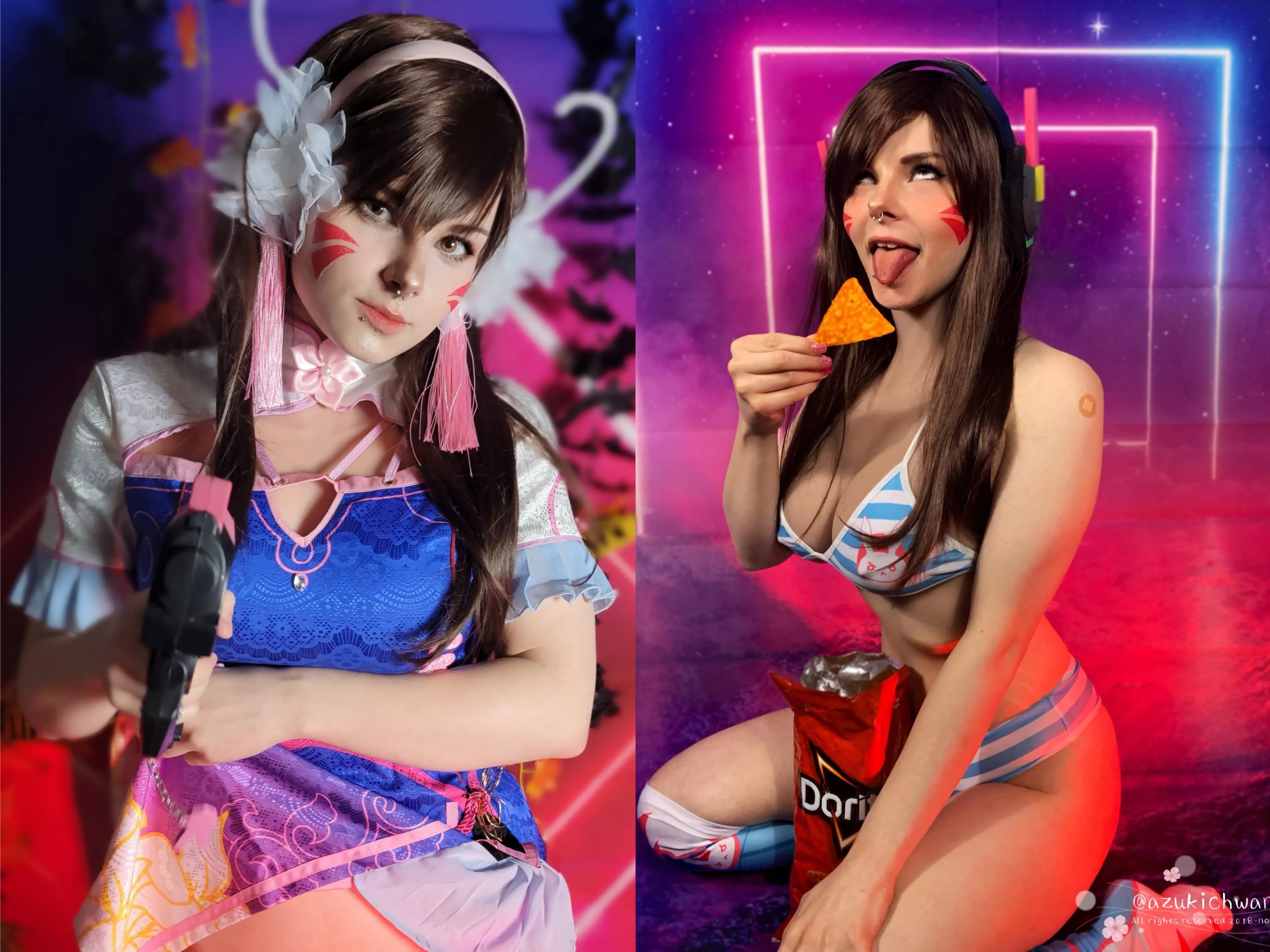 [self] D.Va From Overwatch By Azukichwan posted by youraltbarbie