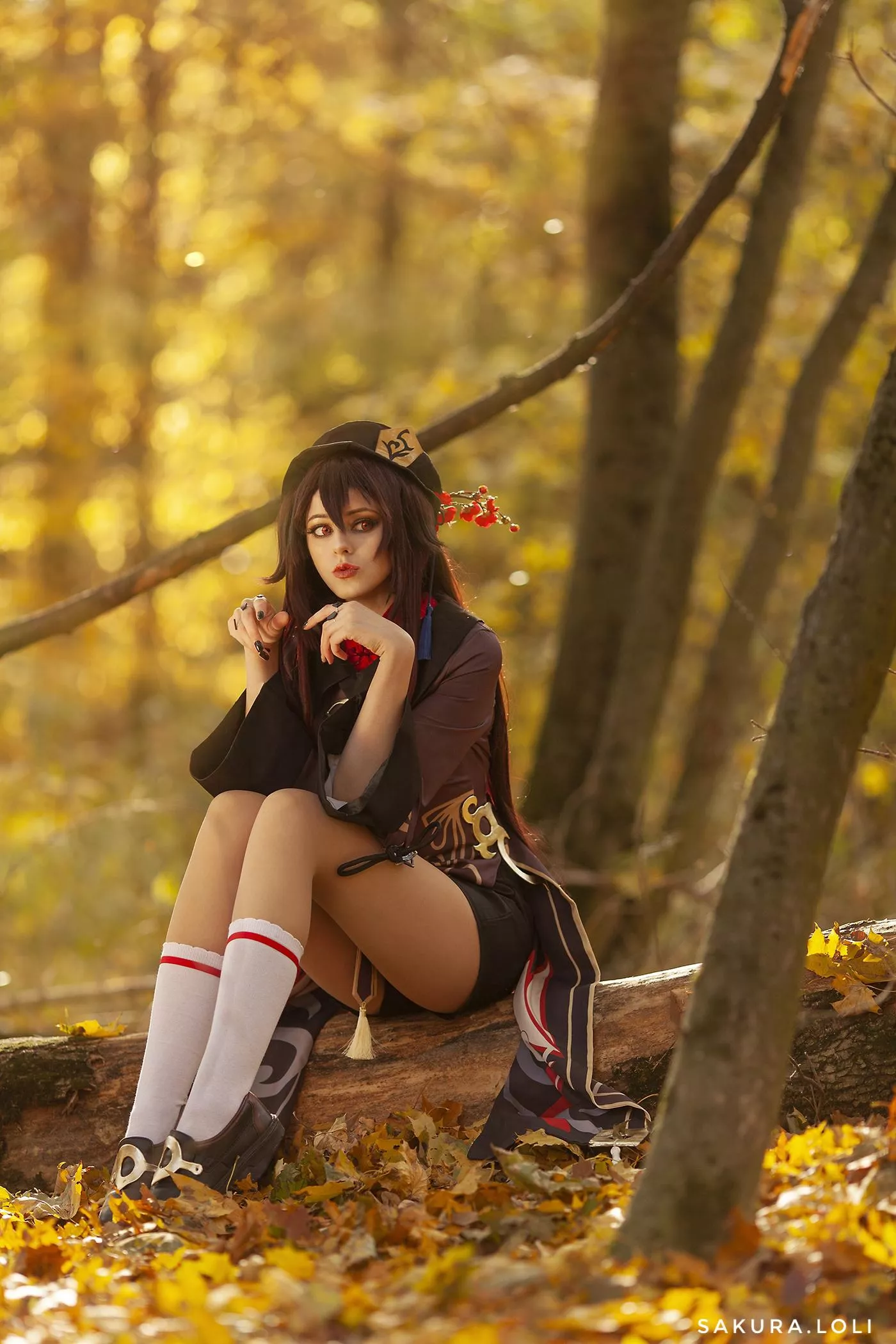 [self] Hu Tao cosplay by Sakura Loli posted by Sakura-Loli