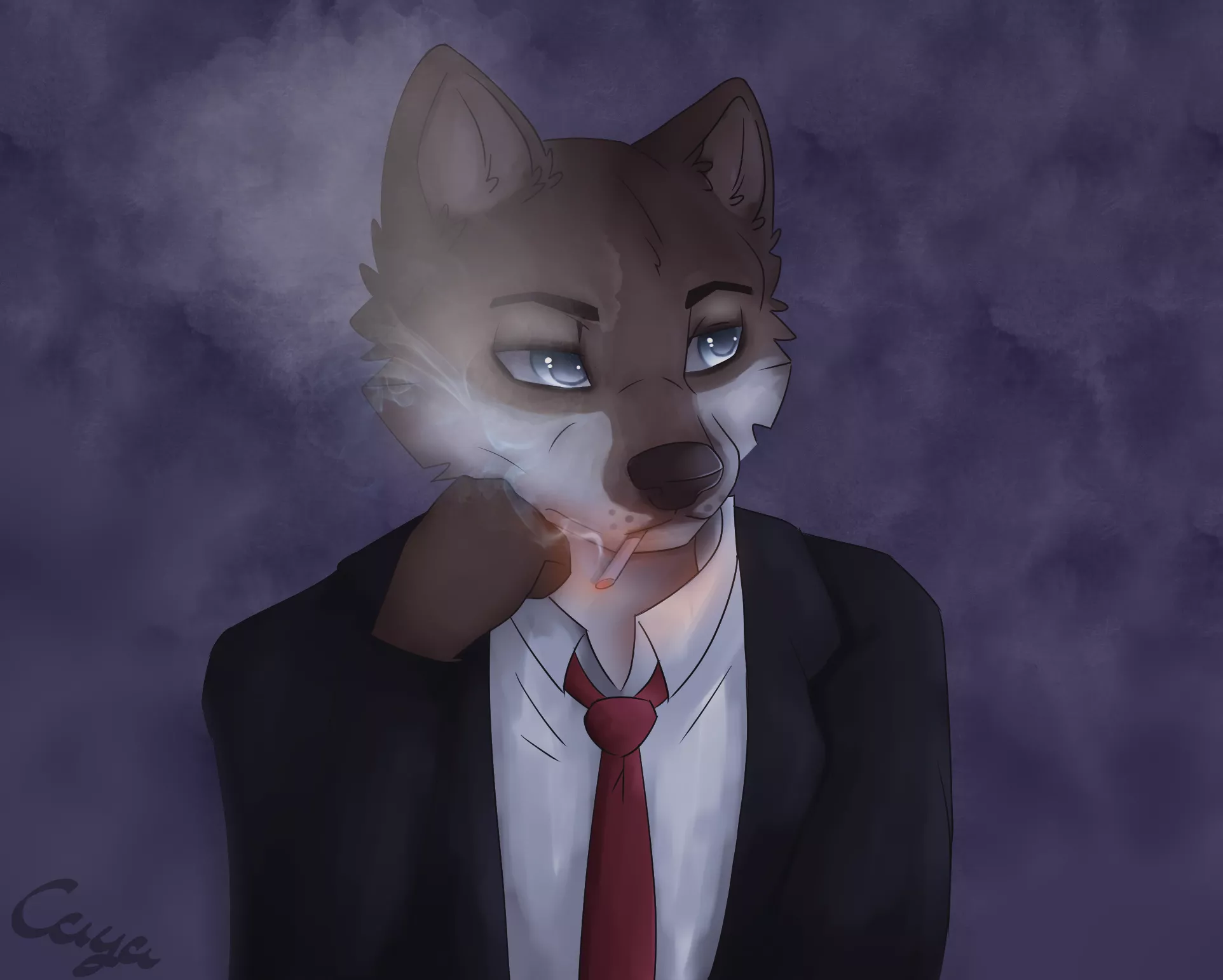 Self portrait posted by Coffee-fox