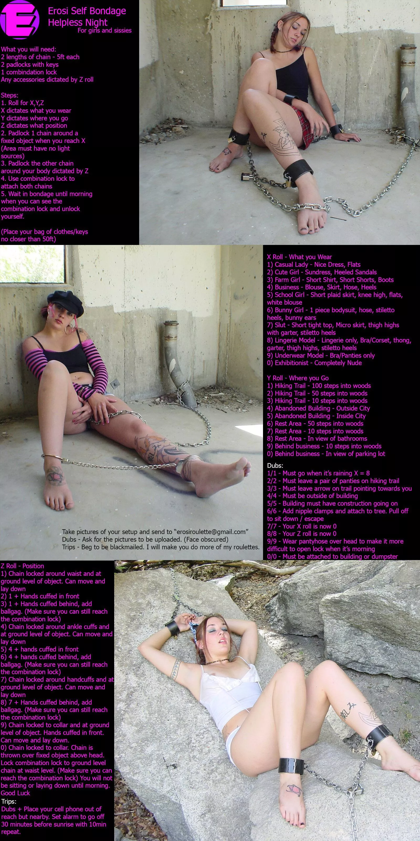 Self-bondage Night Outside Guide posted by TransportationBig175