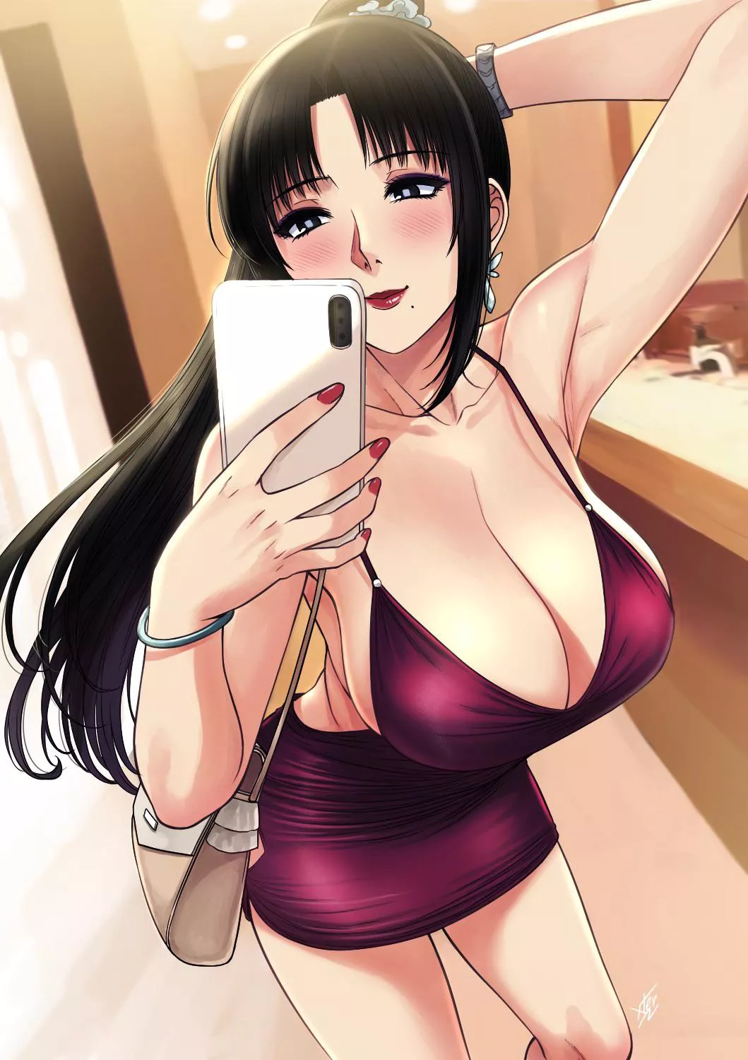 Selfie Mommy posted by maybeharu