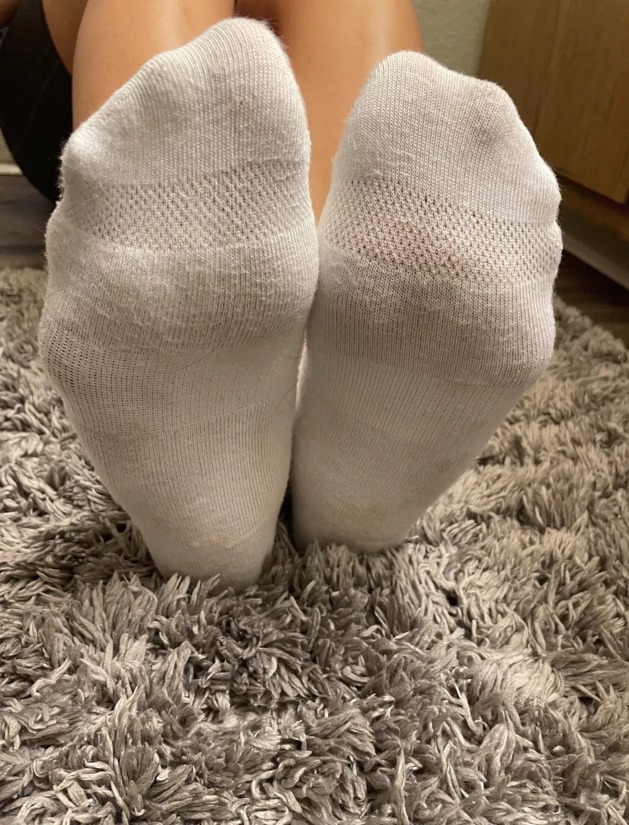 [Selling] 2 day wear so far 🥰💕 Between work, college classes, and my workout these socks will give you a run for your money 😁 kik: haileyluvsyoubb posted by snickylatham