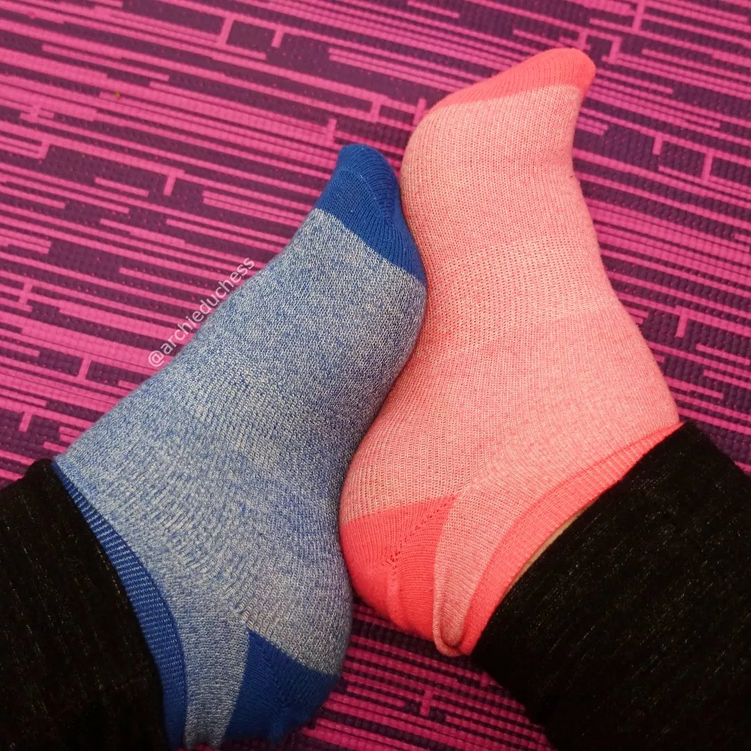 [selling] mismatched socks! Can wear them for as long as you want 🥰 dm me for more info ❤ posted by archieduchess