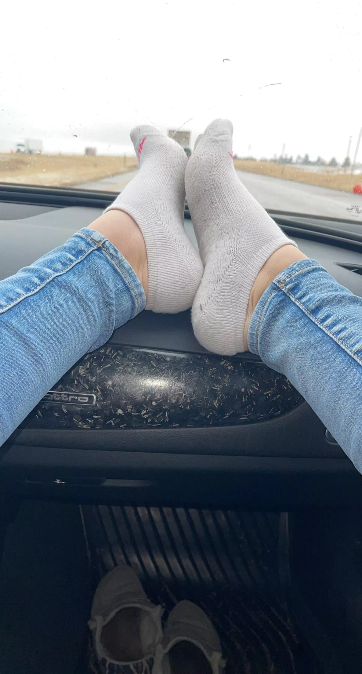 [selling] My well worn road trip socks! 😊 they made the car so smelly! posted by Misslux25