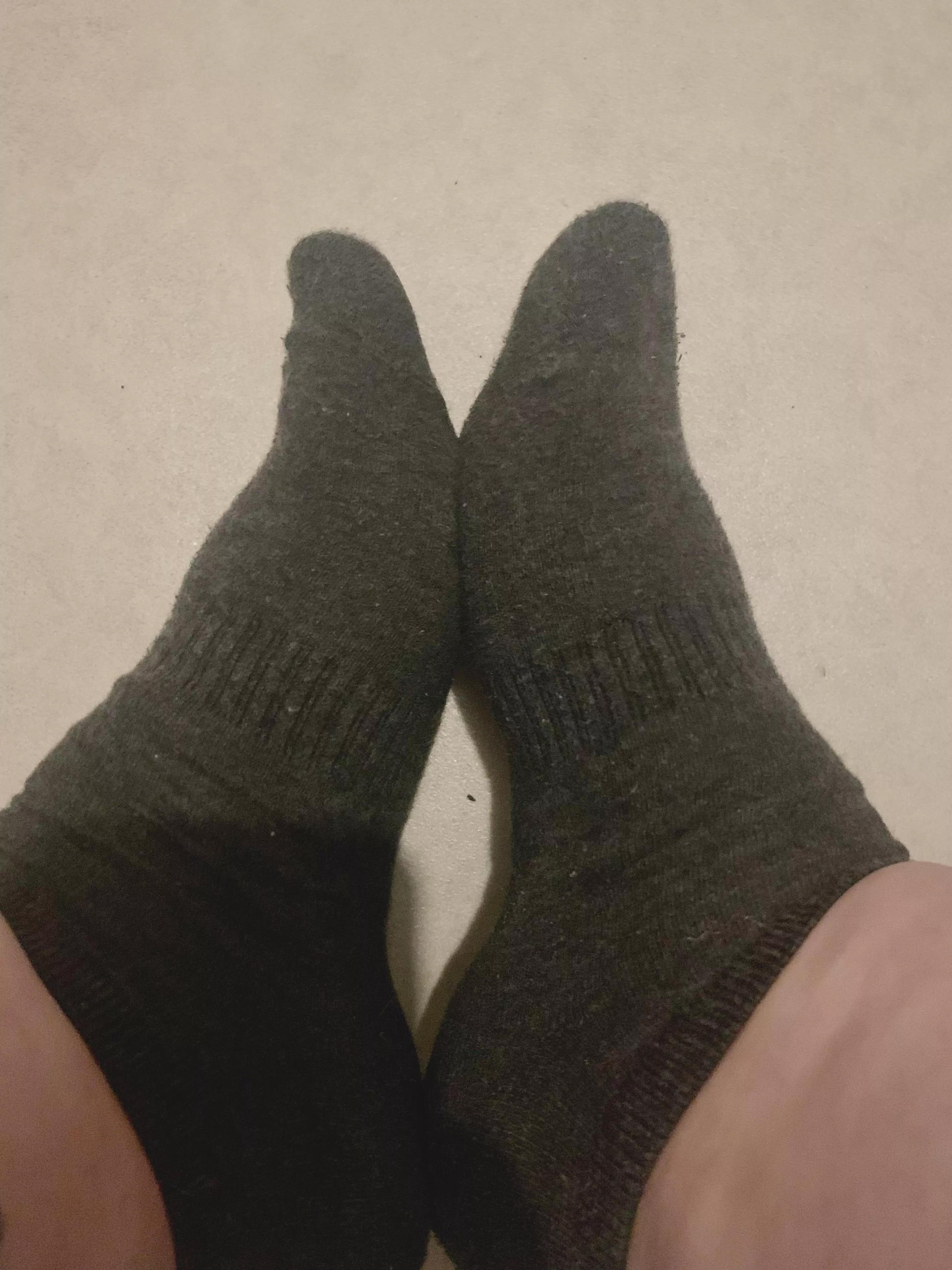 [selling] [uk] this stinky pair have already been worn for 48 hours on a busy ward and at the gym. Should I wear them for longer or let you have a taste? Taking regular bookings and customs now 🤍 posted by playful_pawg