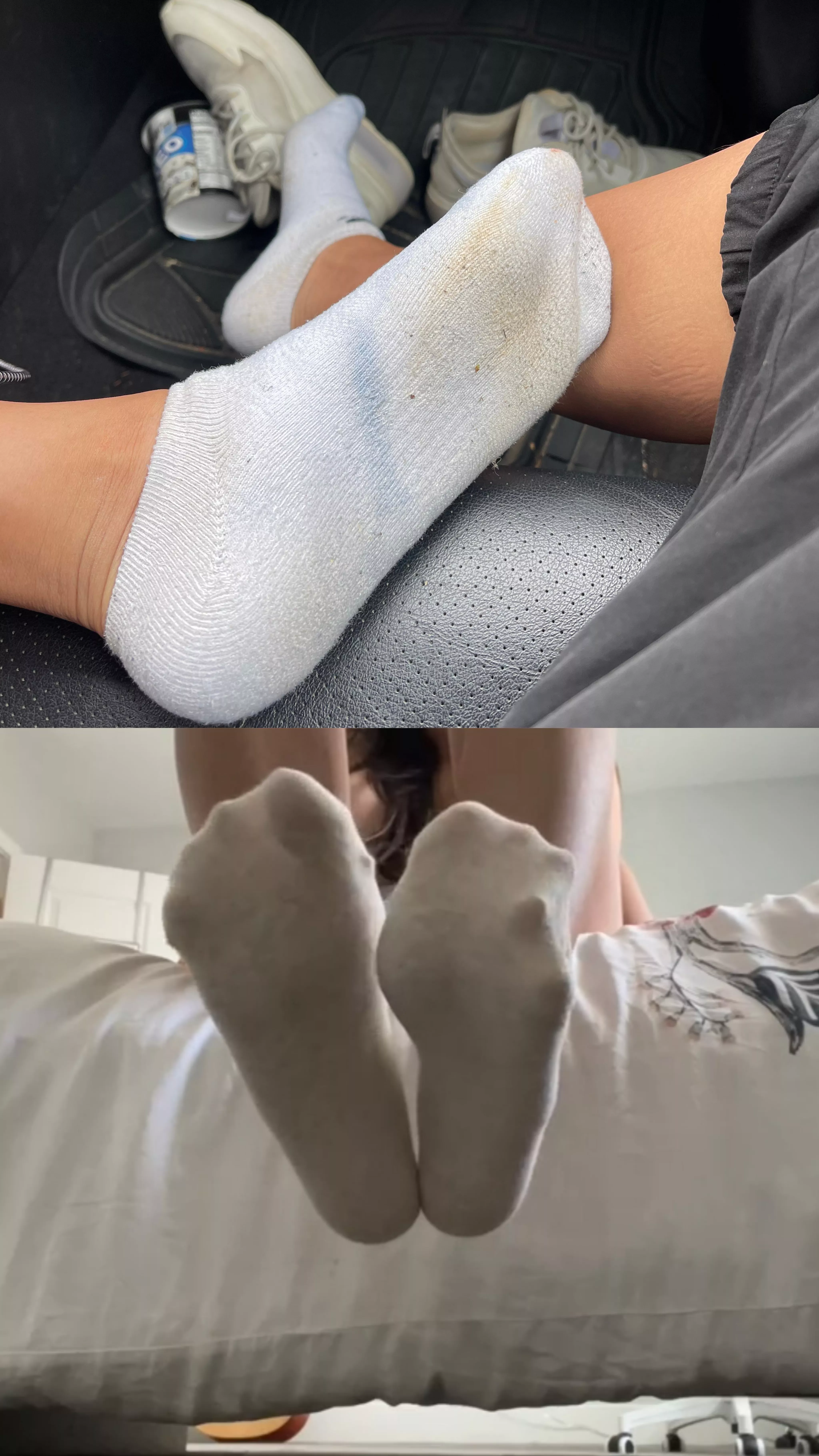 [Selling][US] Stick your nose in my smelly socks and get a good sniff 😈 posted by Silly-Asian-Kitty