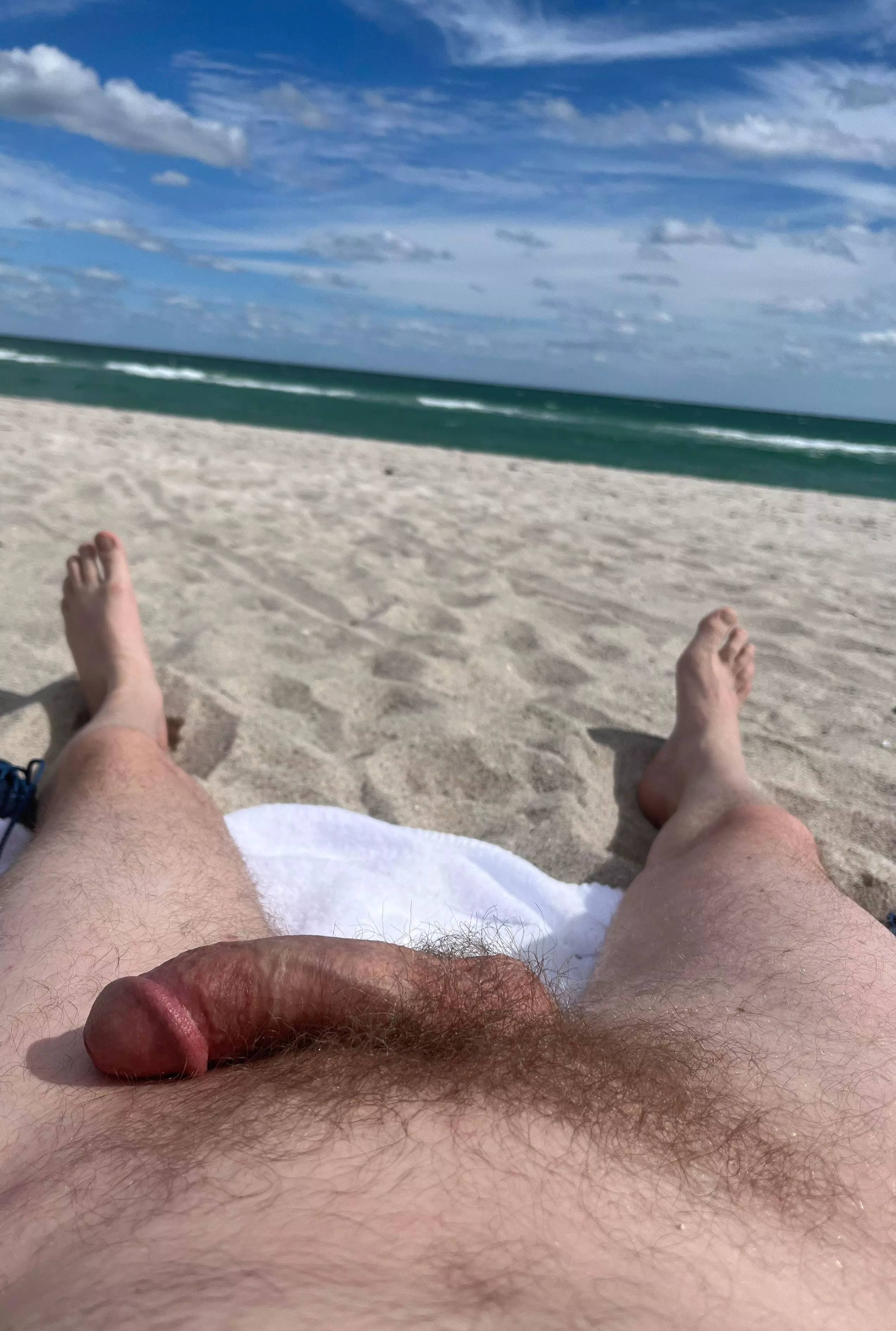 Semi hard on the beach posted by average-guy-5