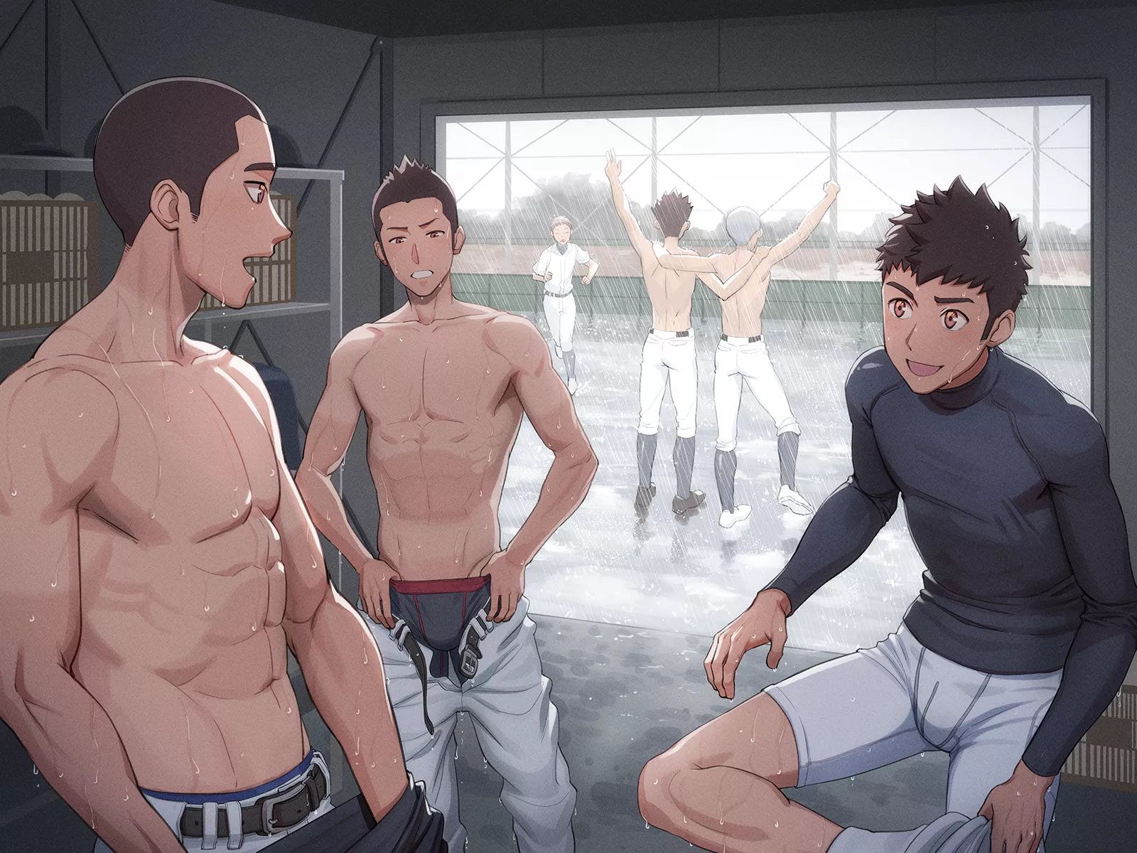 Senior players in the rain (Original) posted by AlbertMendez442