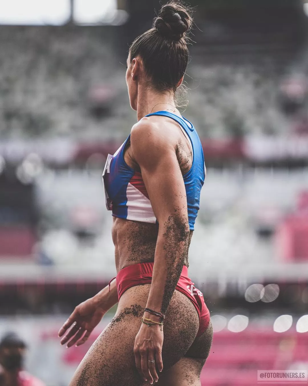 Serbian long jumper Ivana Španović posted by Admirateur1