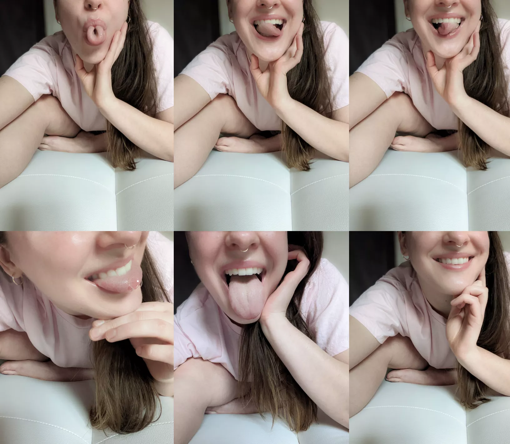 Series of goofy lil tongue tricks 😋 posted by merrymaryjane69