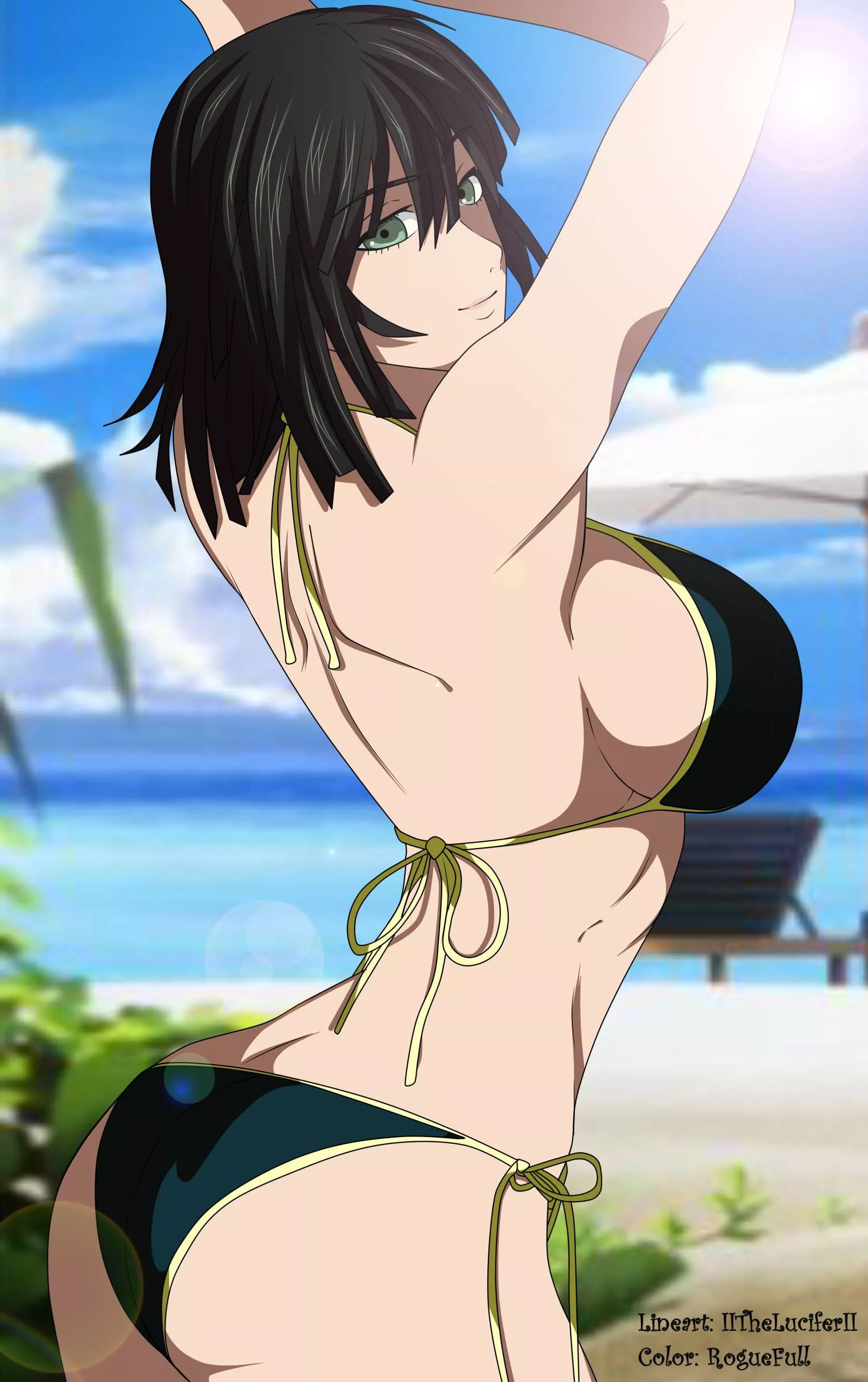 Sexy Beach Body Babe (Fubuki, One Punch Man) posted by YandereLover22