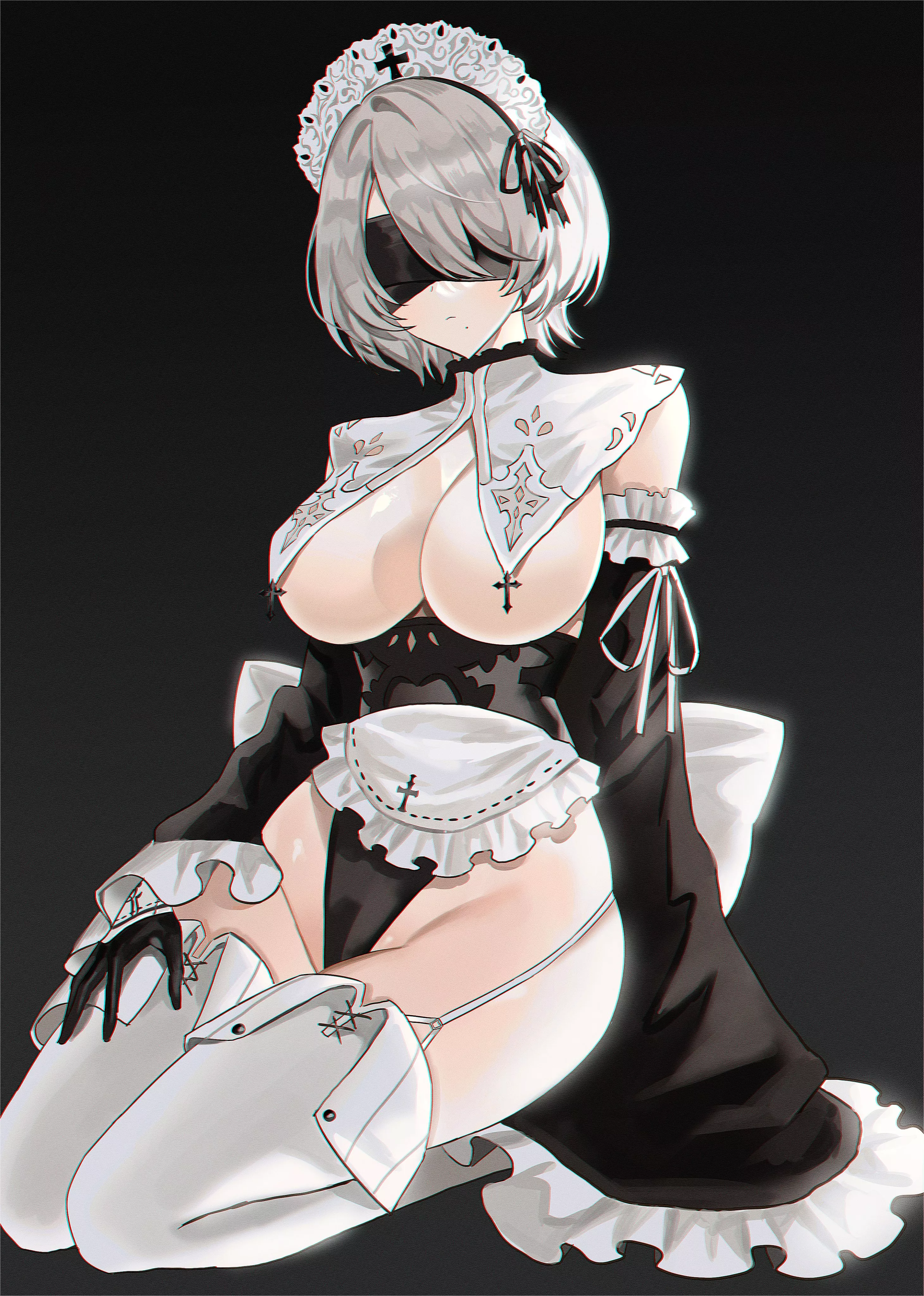 Sexy Maid 2B (by Mell) posted by xdragon2k