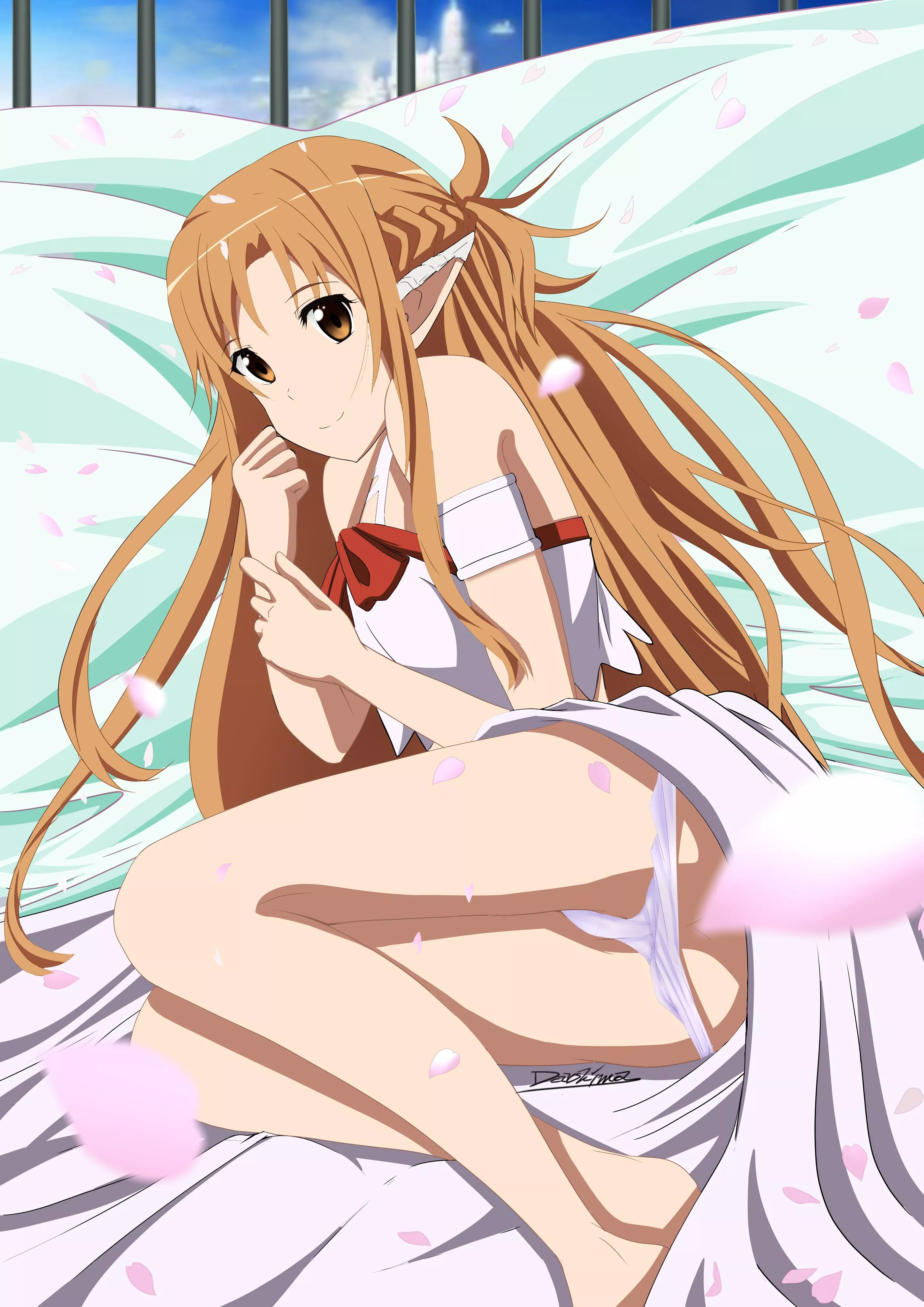 Sexy thigh shot of Asuna posted by diegorivera9