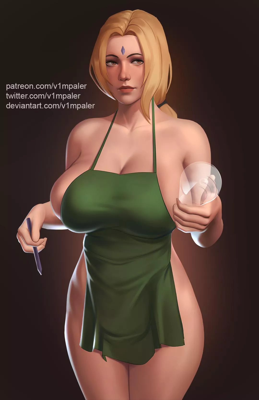 Sexy Tsunade as barista? posted by fancyspark