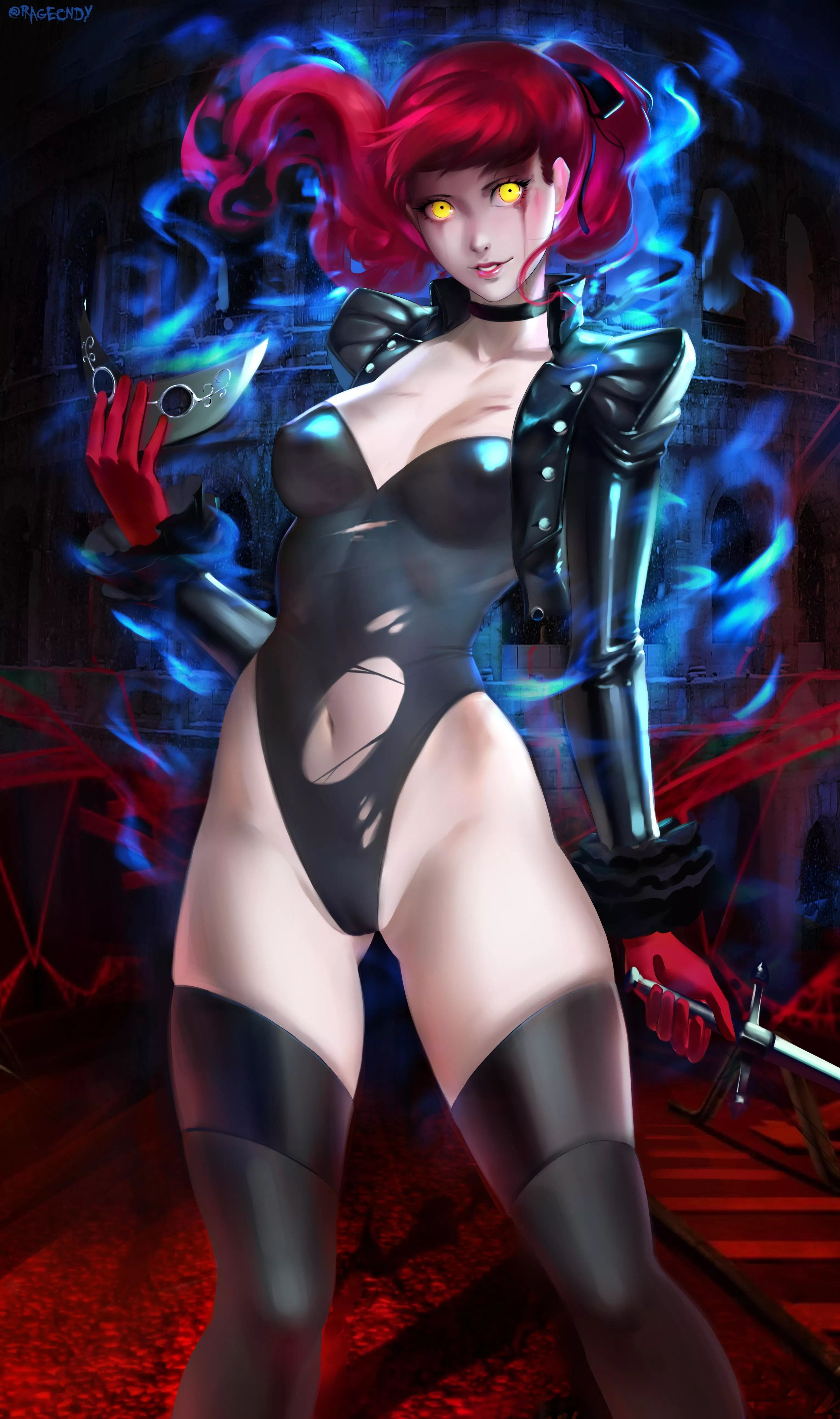 Shadow Kasumi (Ragecndy) [Persona] posted by sequence_string